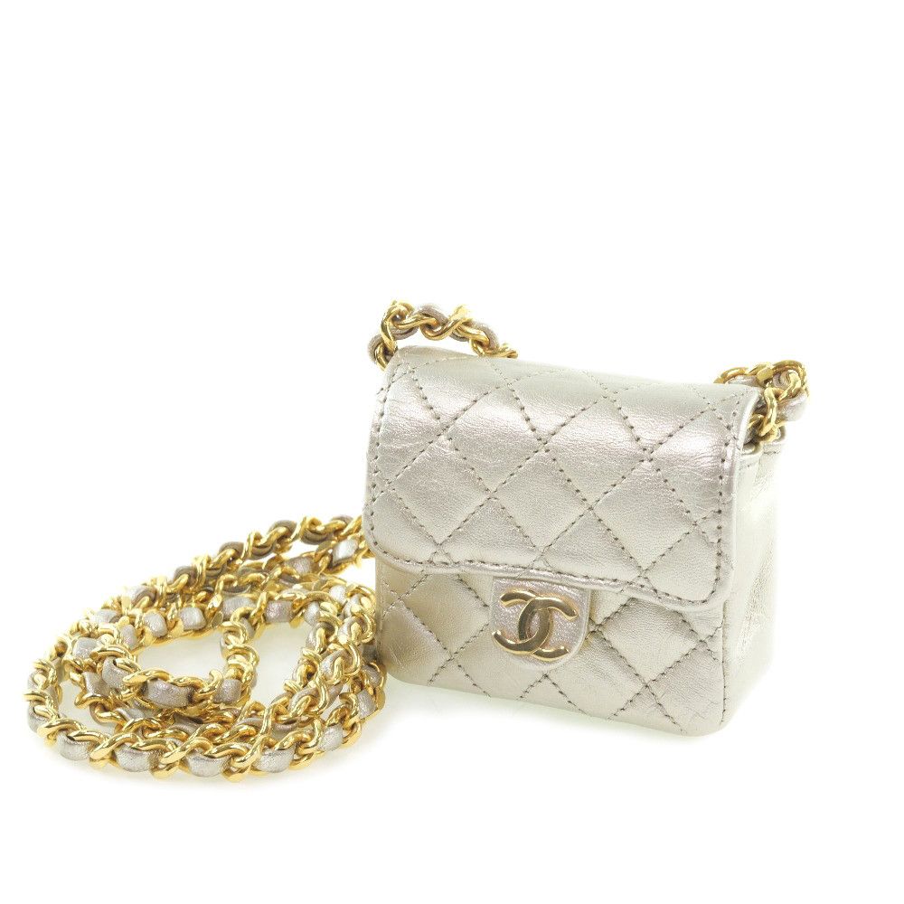 Chanel Chanel Chanel Chain Pochette Calf Shoulder Bag Leather Shoulder Bag DUTY FREE for USA Size ONE SIZE - 2 Thumbnail