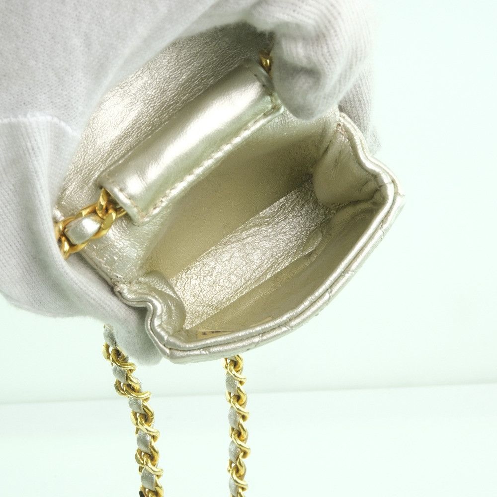 Chanel Chanel Chanel Chain Pochette Calf Shoulder Bag Leather Shoulder Bag DUTY FREE for USA Size ONE SIZE - 8 Thumbnail