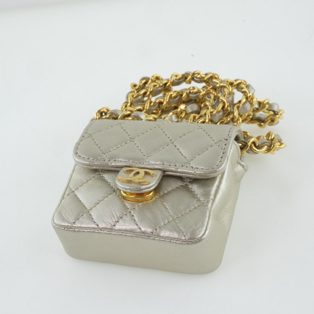 Chanel Chanel Chanel Chain Pochette Calf Shoulder Bag Leather Shoulder Bag DUTY FREE for USA Size ONE SIZE - 5 Thumbnail