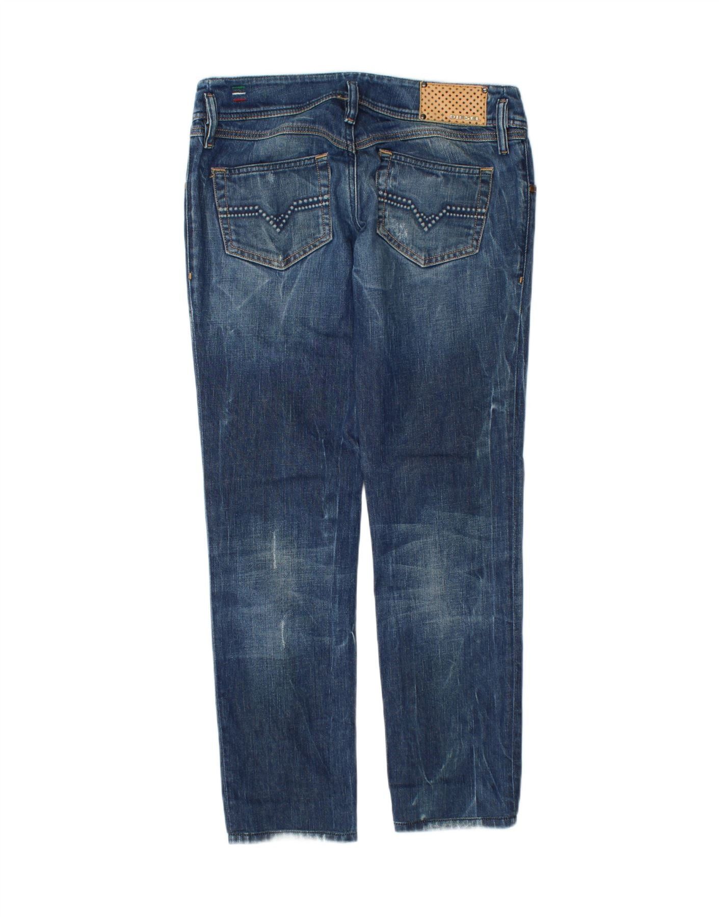 Diesel Womens Matic Slim Jeans W29 L29 Blue Cotton Size 42" / US 20 - 2 Thumbnail