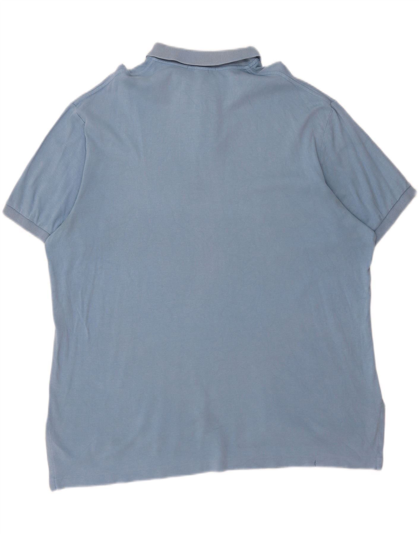 Polo Ralph Lauren Mens Polo Shirt XL Blue Cotton Size US XXL / EU 58 / 5 - 2 Thumbnail