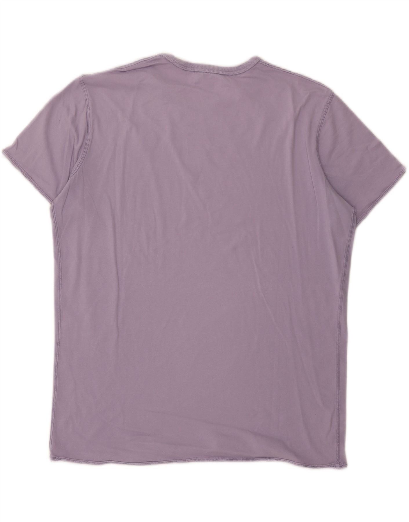 Diesel Womens T-Shirt Top UK 18 XL Purple Size XL / US 12-14 / IT 48-50 - 2 Thumbnail