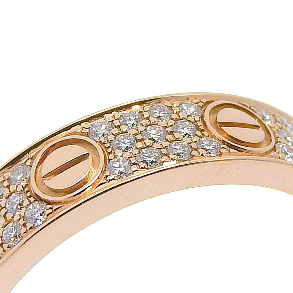 Cartier Cartier Cartier Mini Love Ring Au750 Diamond Ring Size 8 Metal Ring B4085848 DUTY FREE for USA Size ONE SIZE - 4 Thumbnail