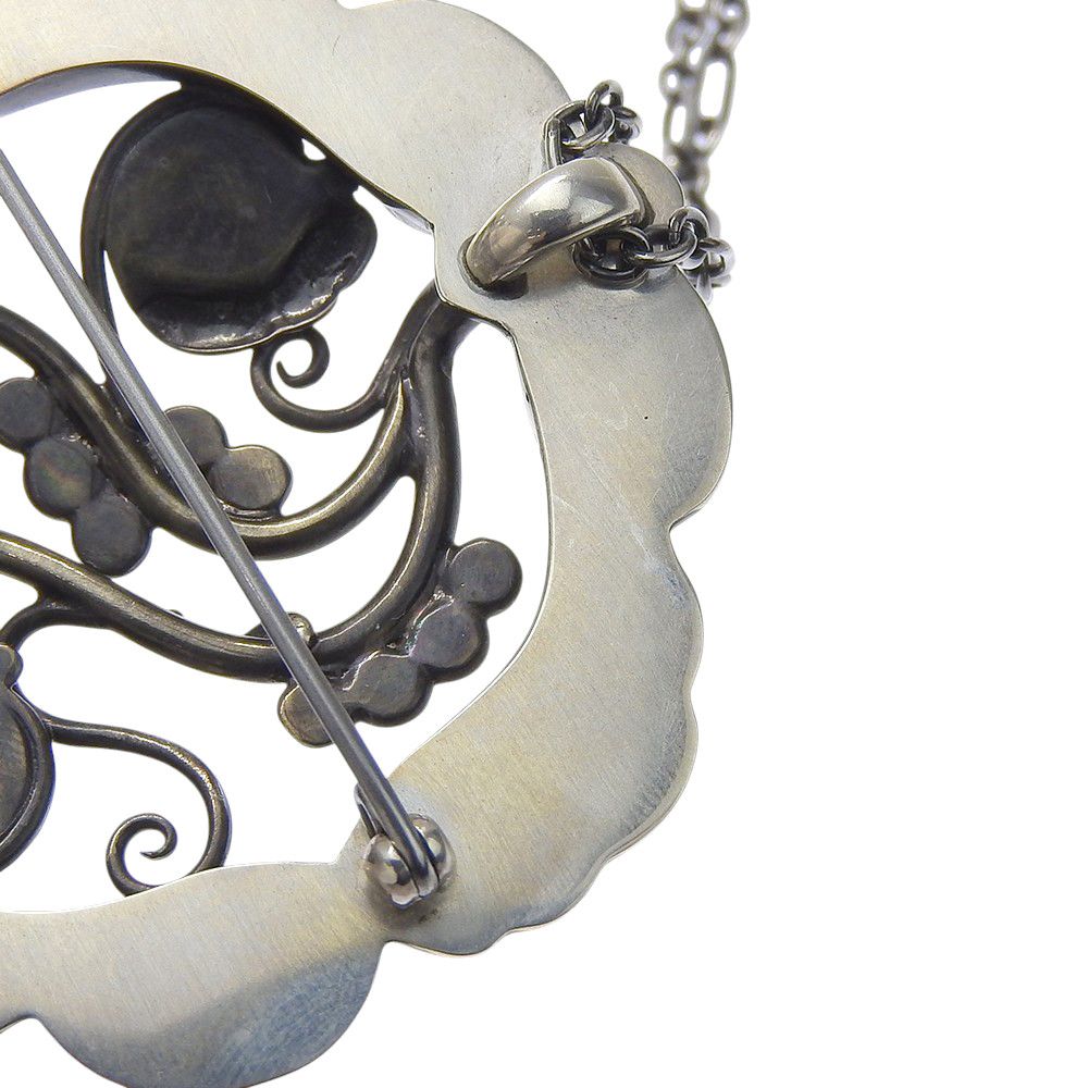 Other Other Georg Jensen Moonlight Blossom Silver 925 2way Necklace Metal Necklace 159 DUTY FREE for USA Size ONE SIZE - 5 Thumbnail