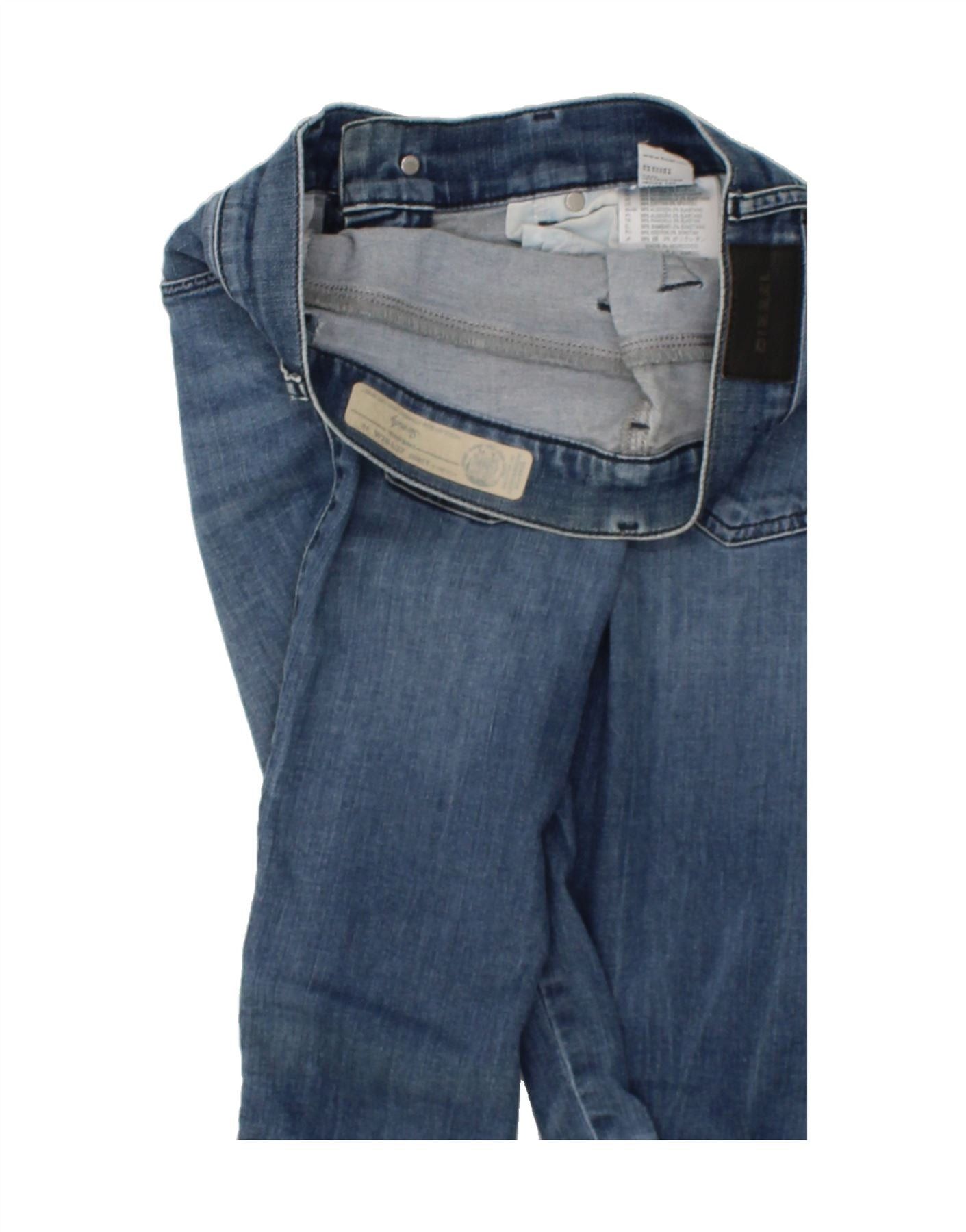 Diesel Womens Safado Skinny Jeans W26 L32 Blue Cotton Size 42" / US 20 - 3 Thumbnail
