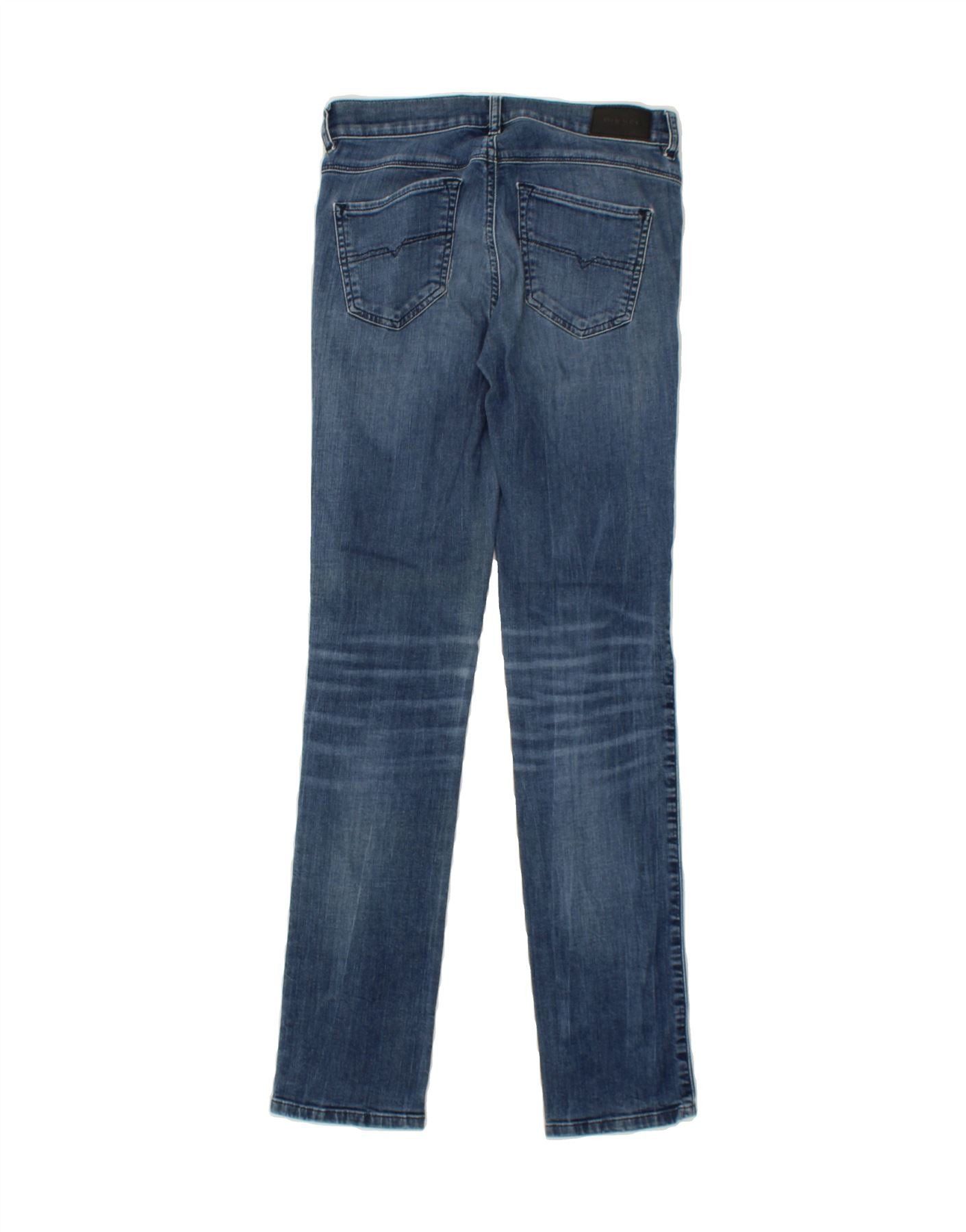 Diesel Womens Safado Skinny Jeans W26 L32 Blue Cotton Size 42" / US 20 - 2 Thumbnail