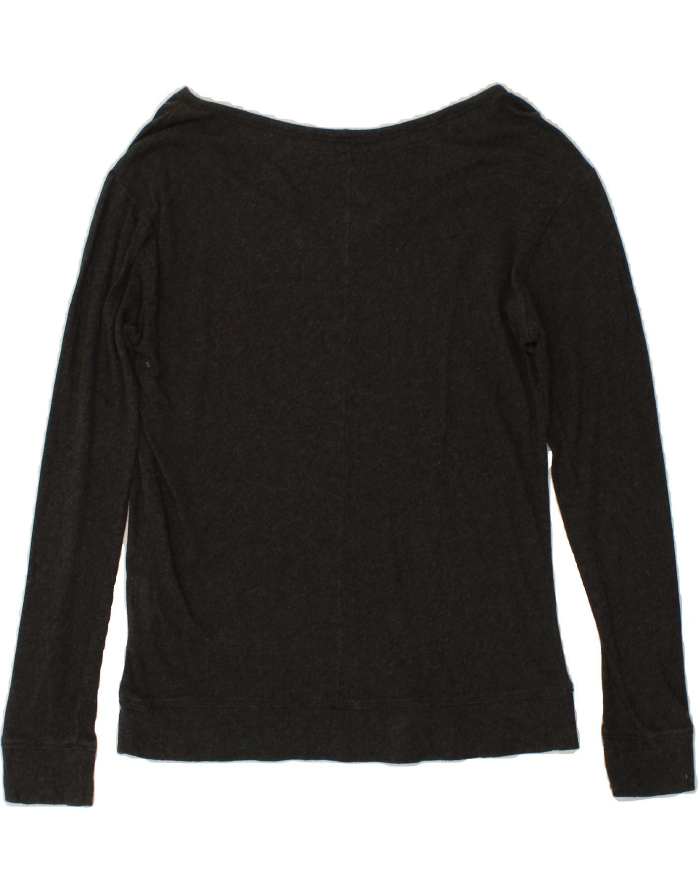 Oakley Womens Overd Top Long Sleeve UK 6 XS Grey Cotton Size XS / US 0-2 / IT 36-38 - 2 Thumbnail