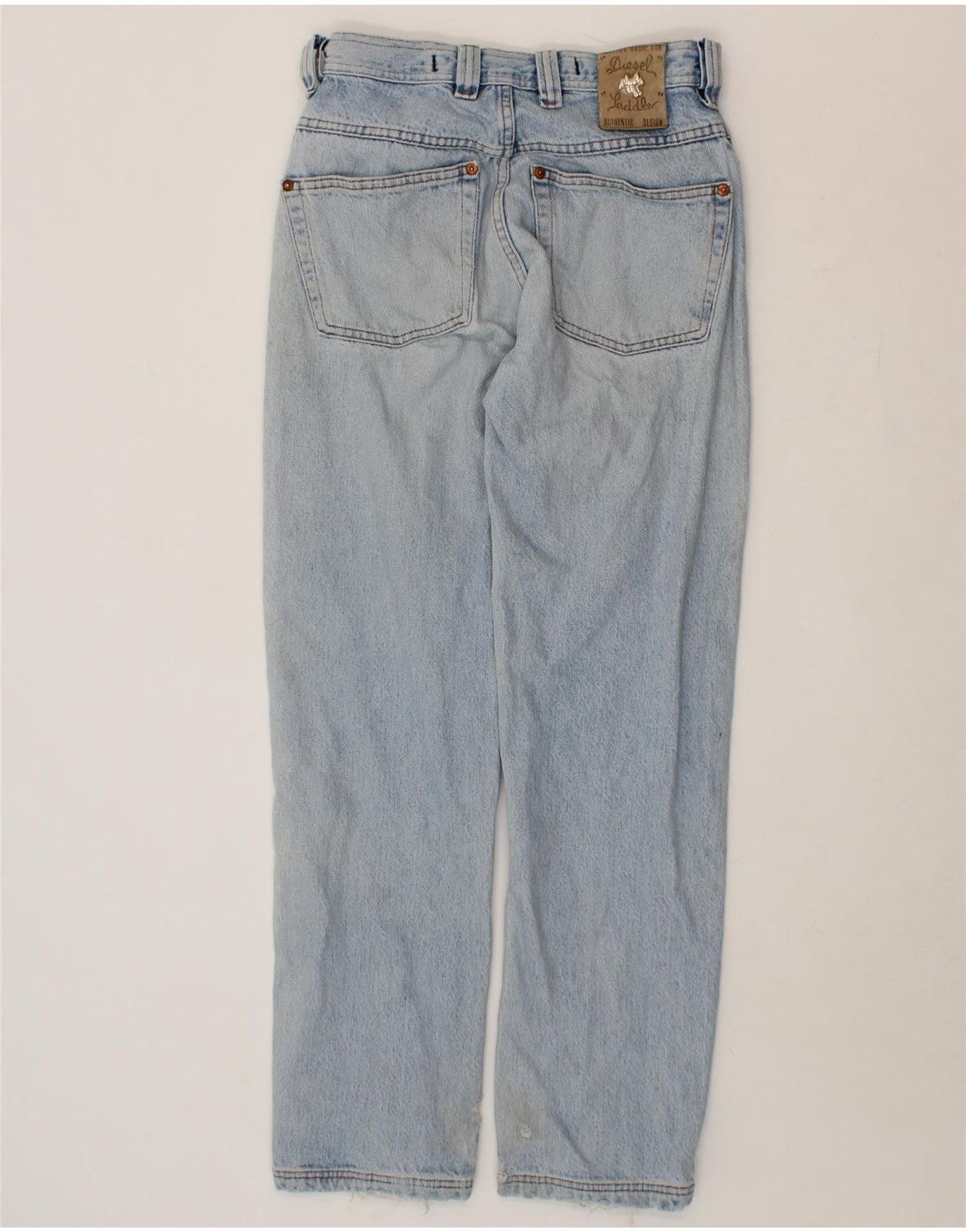 Diesel Mens Straight Jeans W27 L28 Blue Cotton Size US 27 - 2 Thumbnail