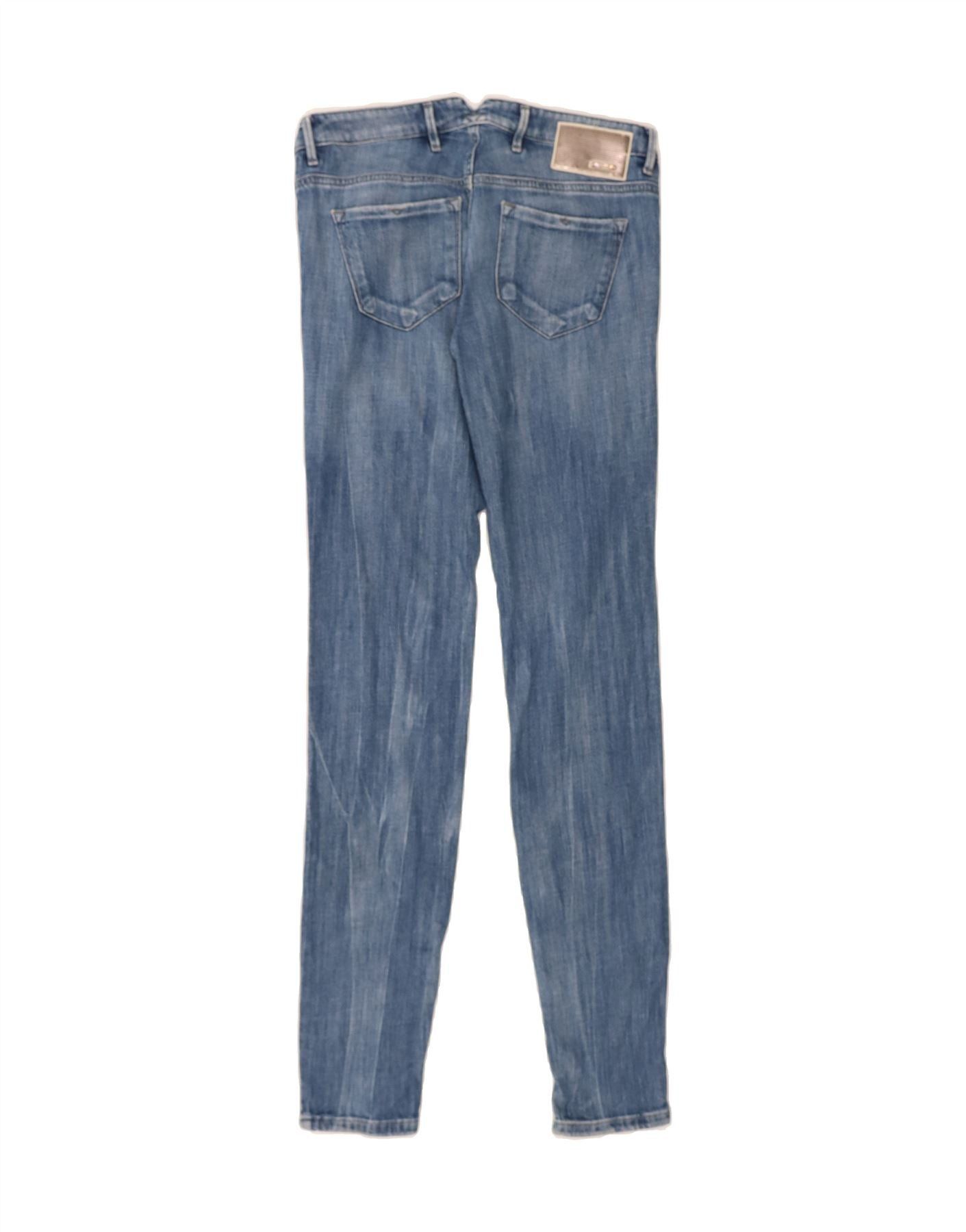 Diesel Womens Cherick Slim Tapered Jeans W26 L34 Blue Cotton Classi Size 42" / US 20 - 2 Thumbnail