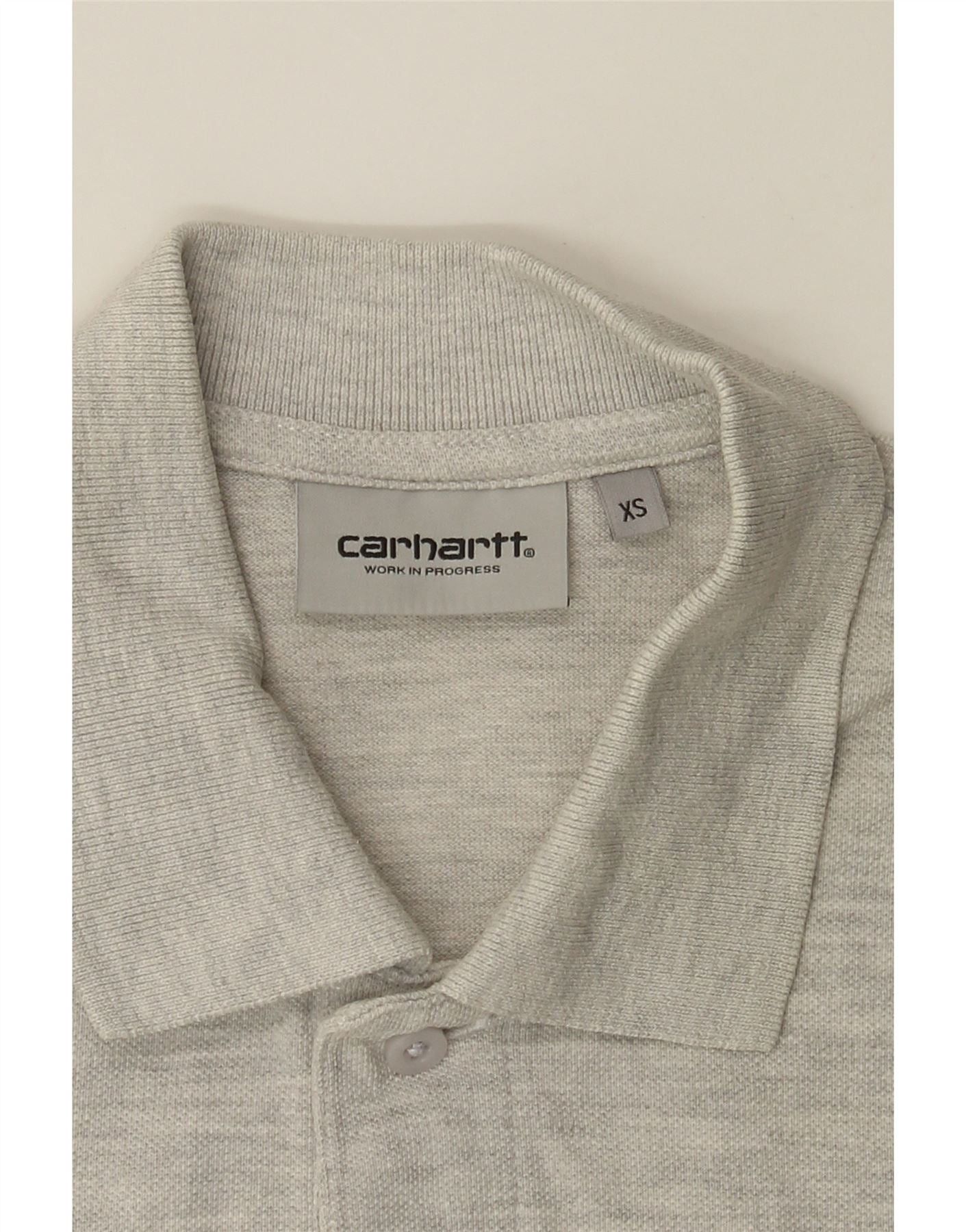 Carhartt Mens Polo Shirt XS Grey Size US XS / EU 42 / 0 - 4 Thumbnail