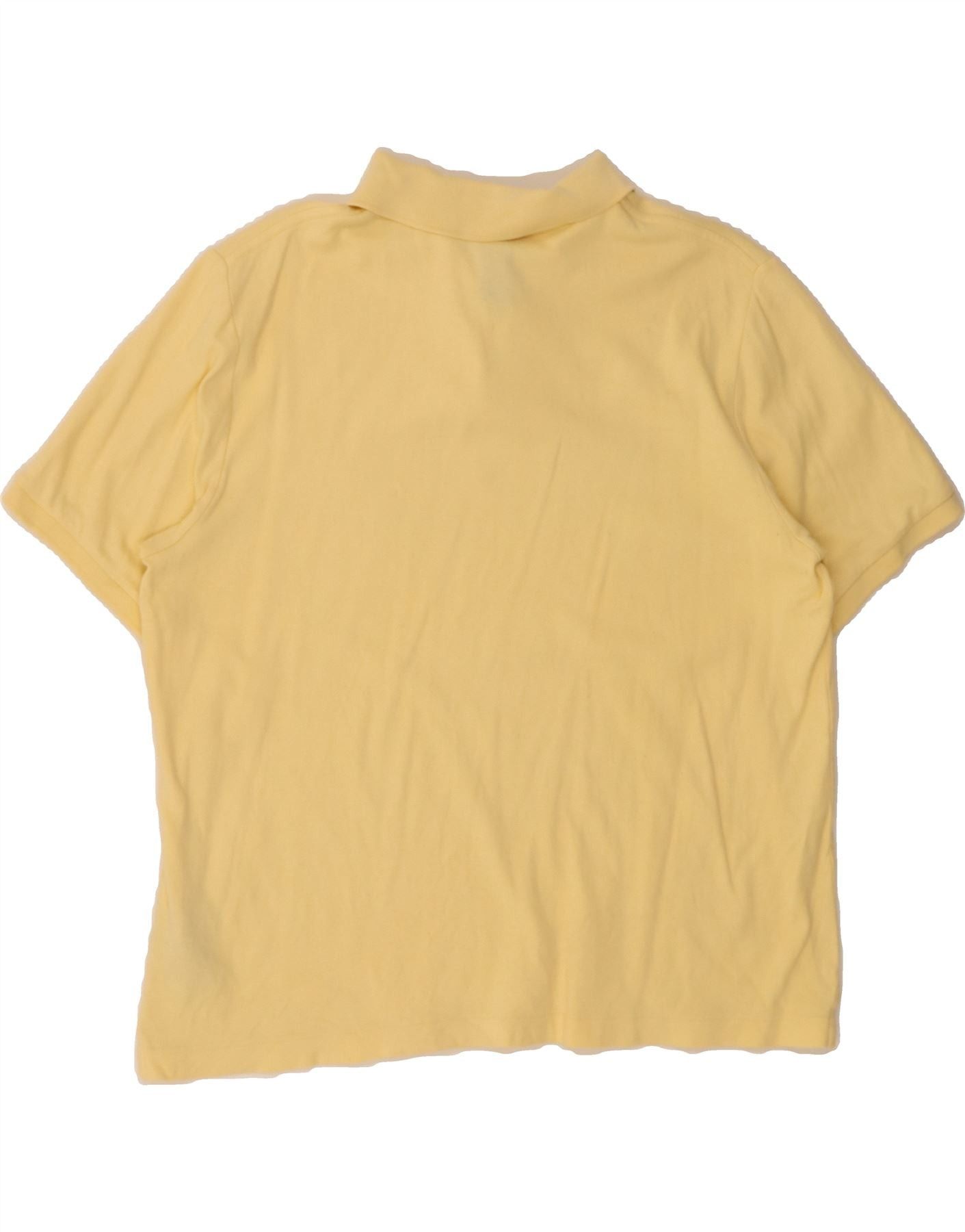 Ralph Lauren Womens Polo Shirt UK 18 XL Yellow Cotton Size XL / US 12-14 / IT 48-50 - 2 Thumbnail