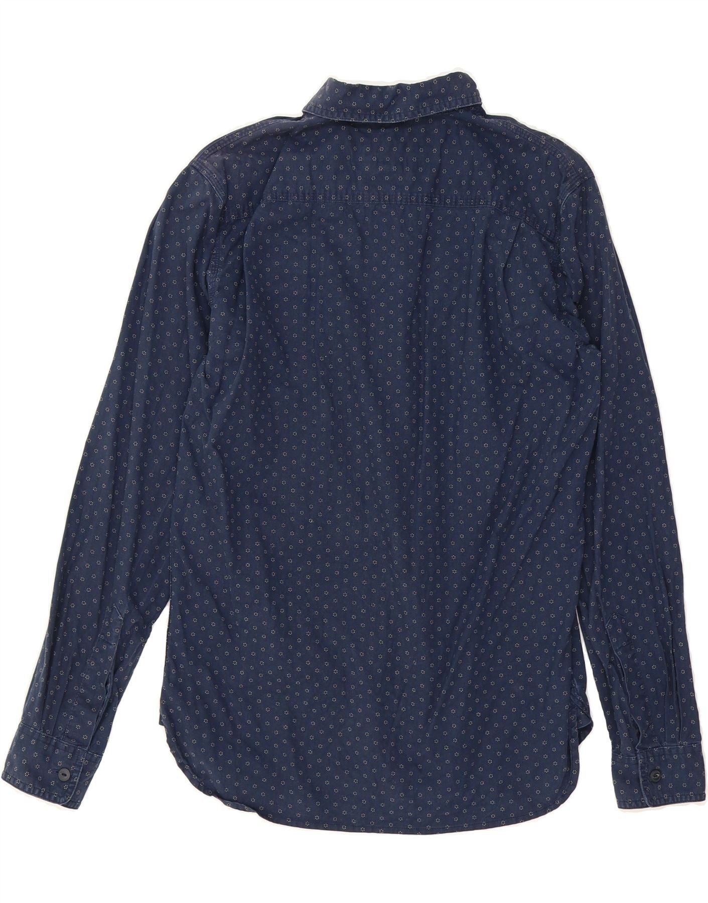 Ralph Lauren Mens Shirt Small Navy Blue Floral Cotton Size US S / EU 44-46 / 1 - 2 Thumbnail