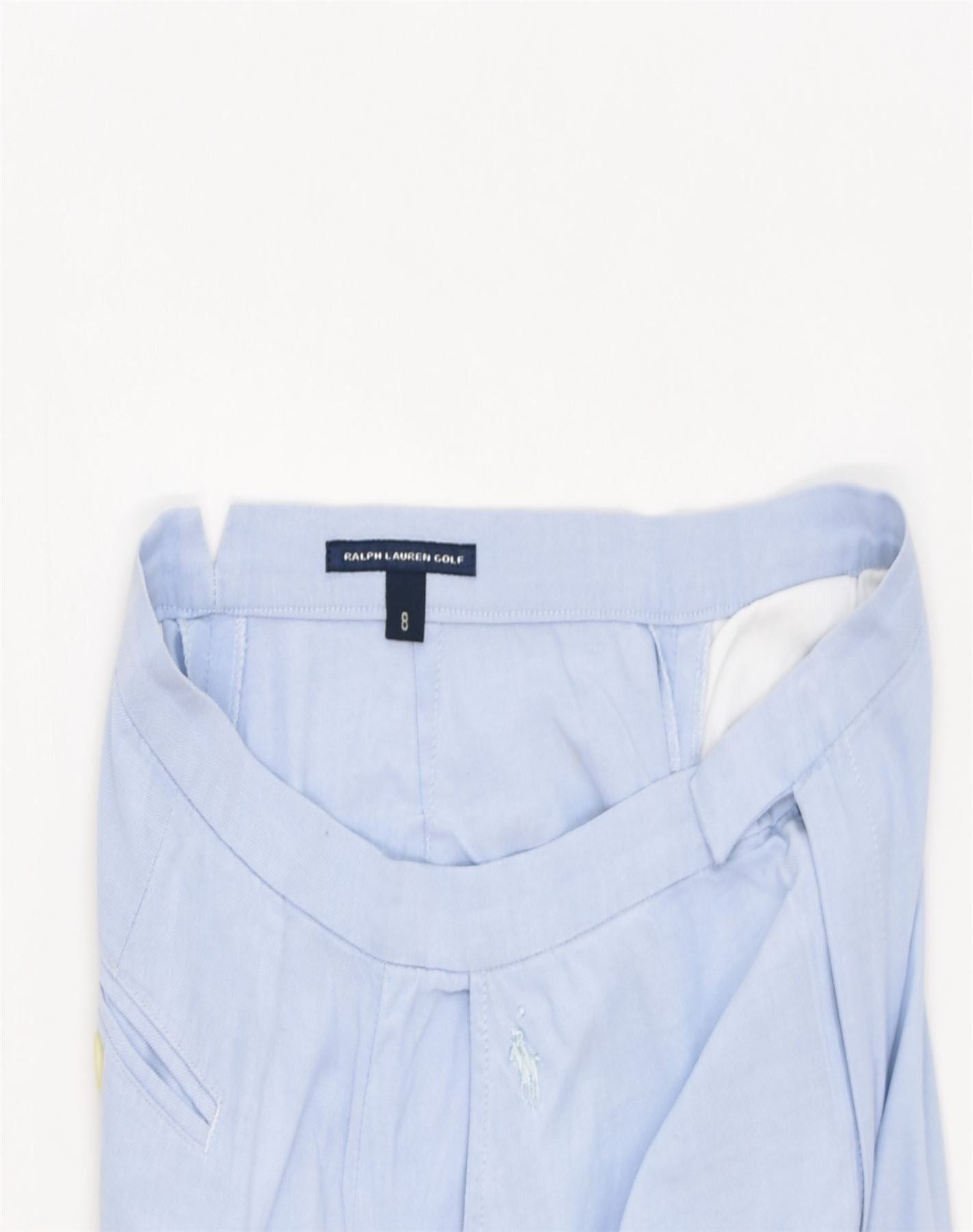Ralph Lauren Womens Straight Casual Trousers US 8 Medium W30 L30 Purple Size 30" / US 8 / IT 44 - 4 Thumbnail