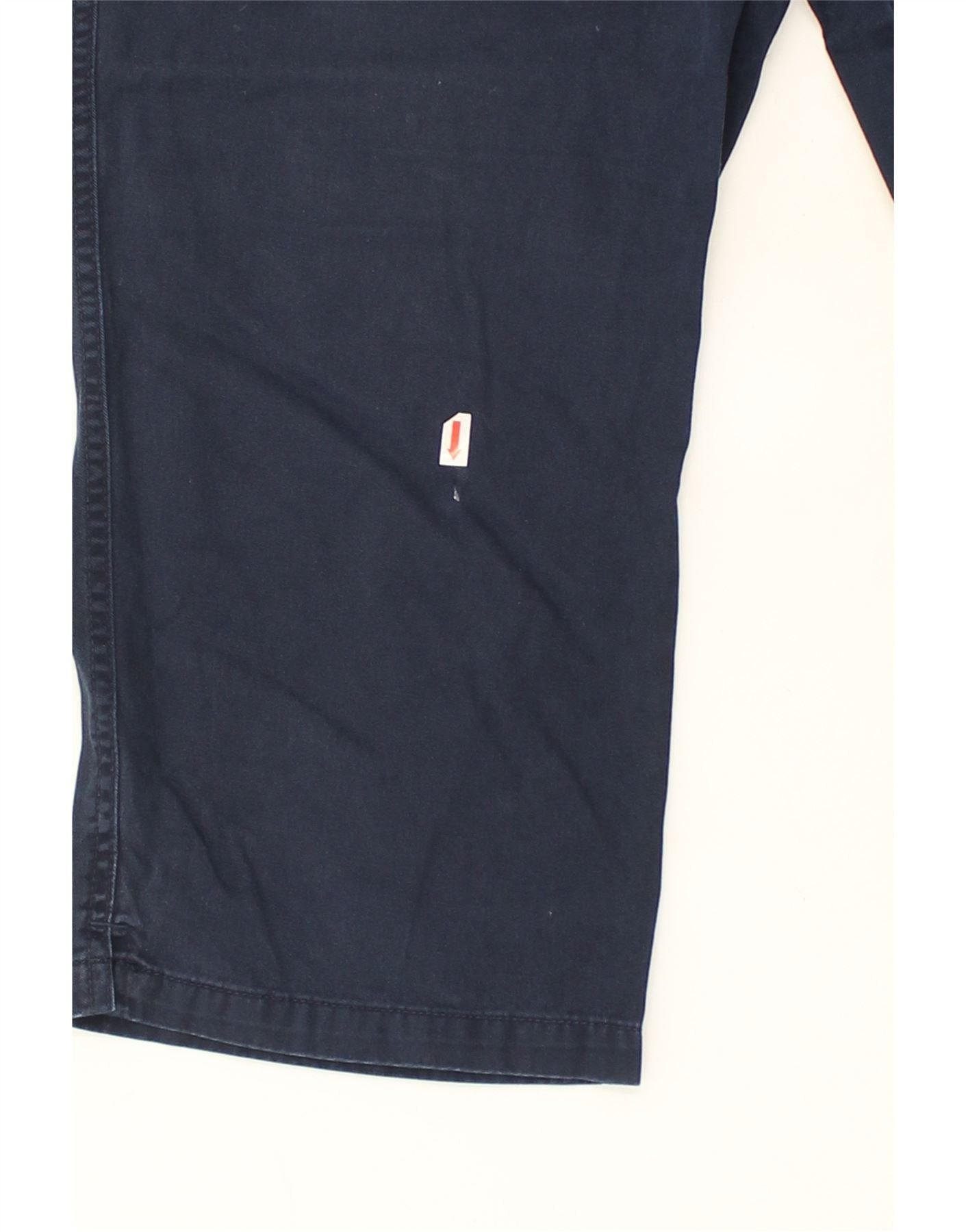 Ralph Lauren Womens Straight Capri Trousers US 10 Large W33 L20 Navy Blue Size 28" / US 6 / IT 42 - 4 Thumbnail