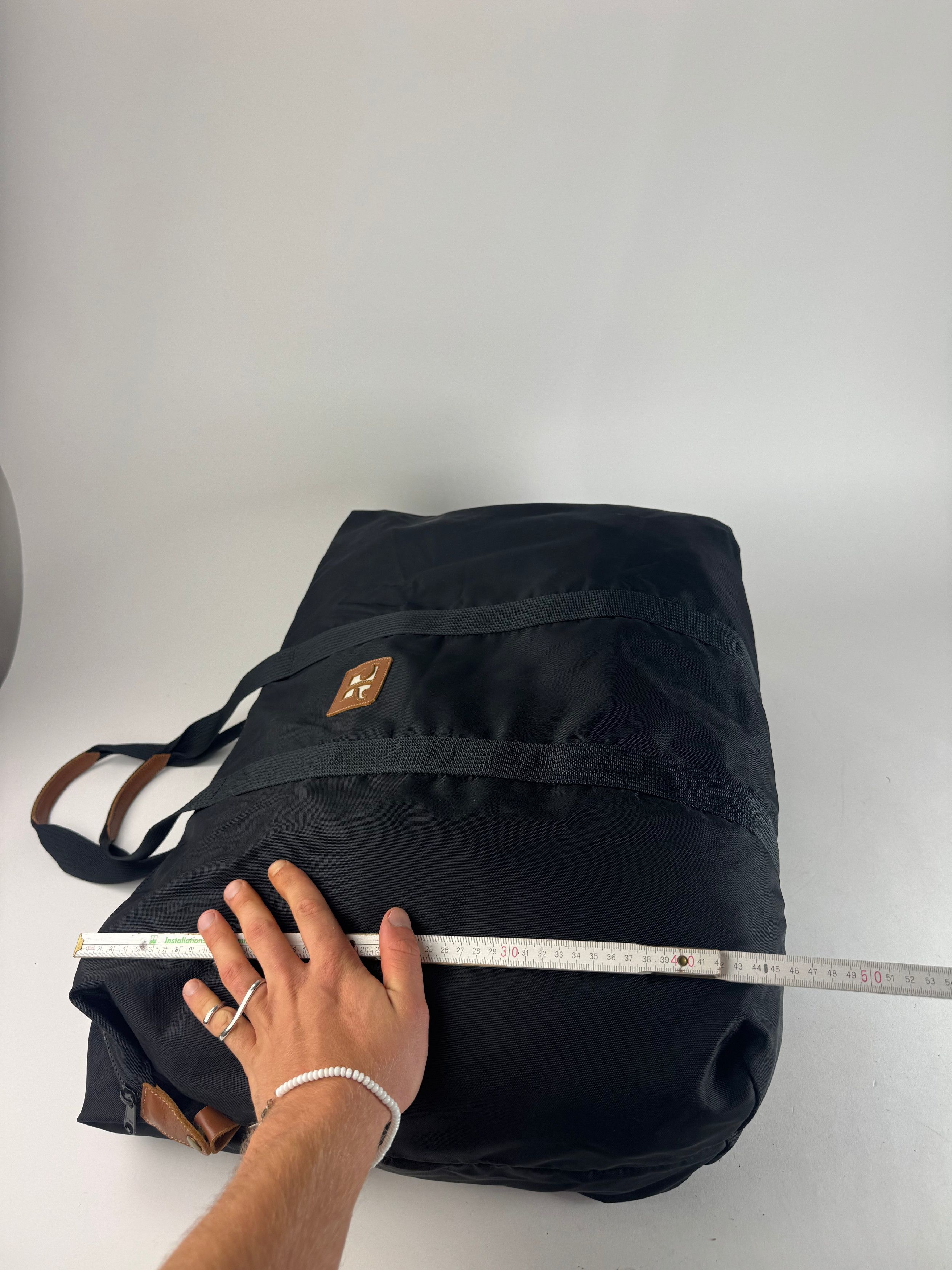 Courreges Vintage Polyester Duffel Bag Black Size ONE SIZE - 11 Thumbnail