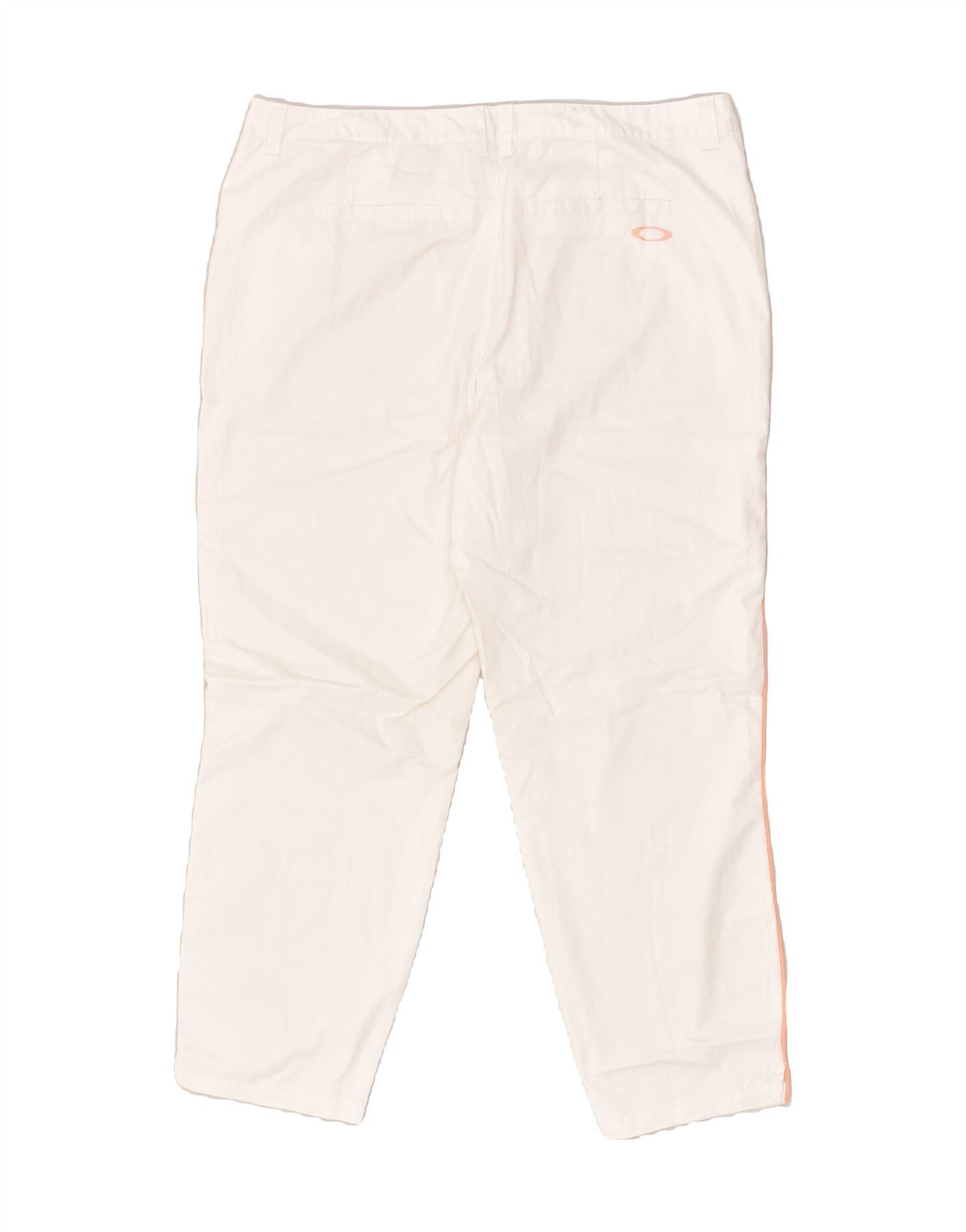 Oakley Womens Slim Regular Fit Chino Trousers UK 18 XL W38 L27 Whit Size 36" / US 14 / IT 50 - 2 Thumbnail