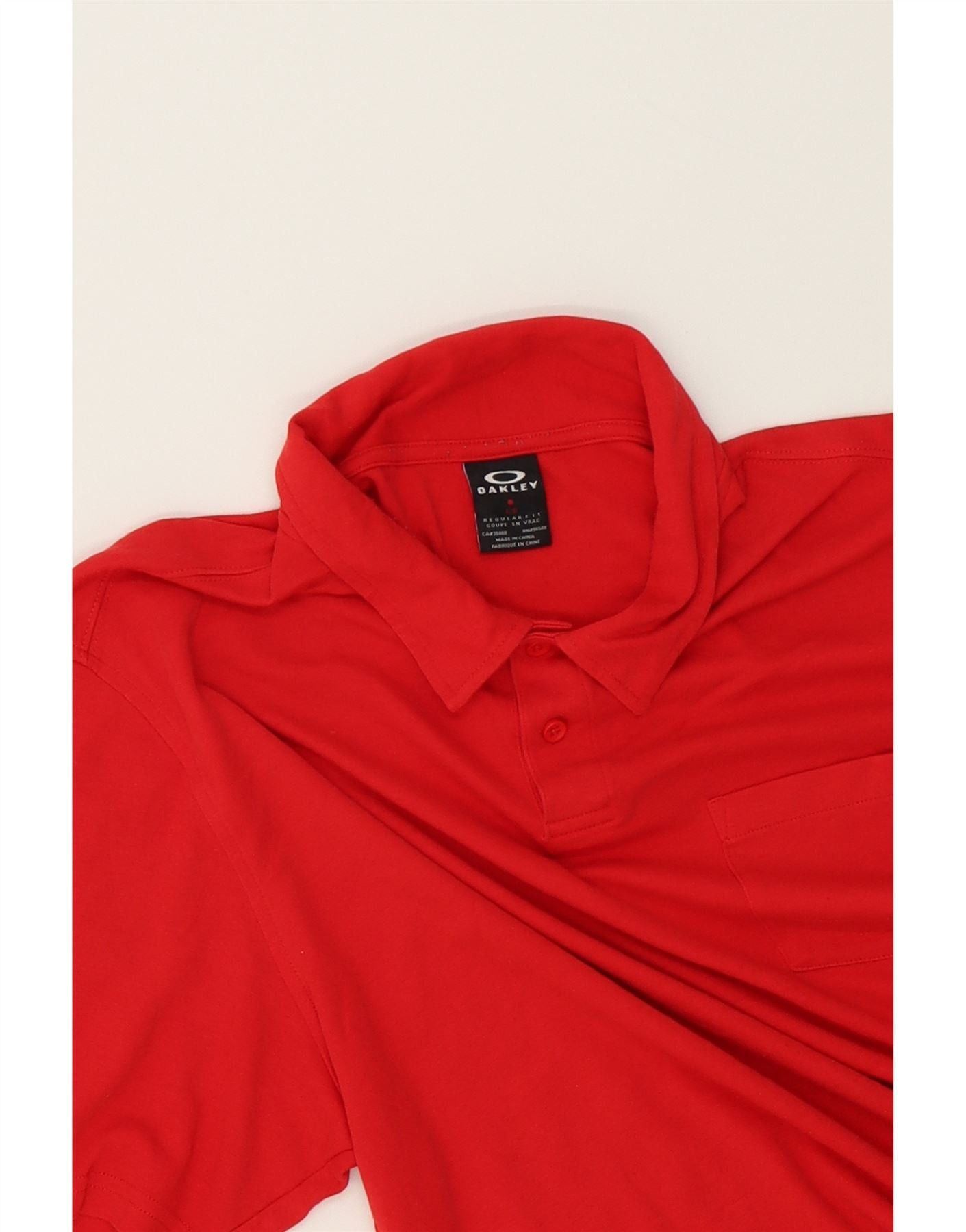 Oakley Mens Polo Shirt Large Red Size US L / EU 52-54 / 3 - 3 Thumbnail