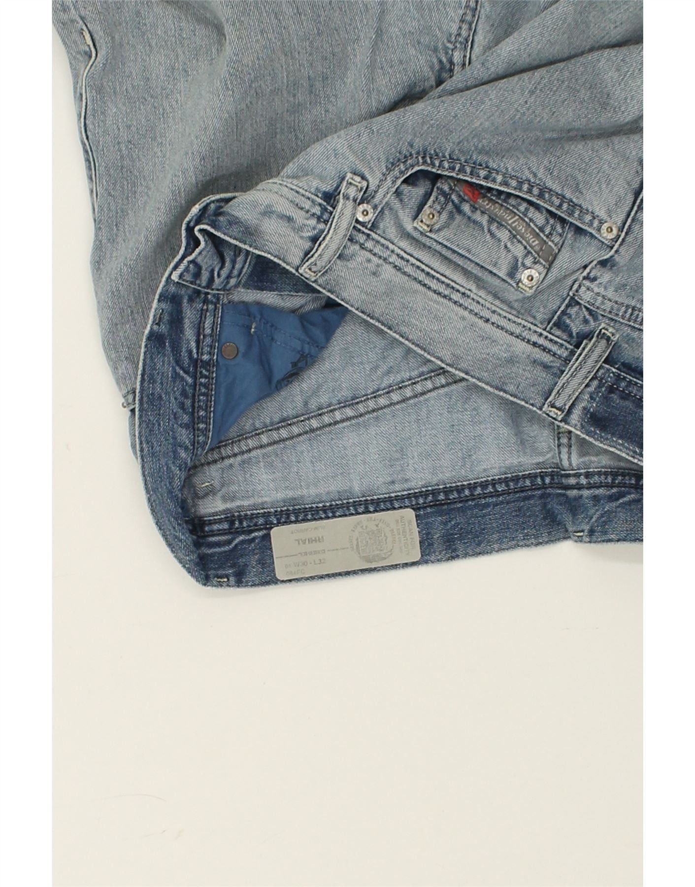 Diesel Womens Slim Jeans W30 L23 Blue Cotton Size 42" / US 20 - 3 Thumbnail