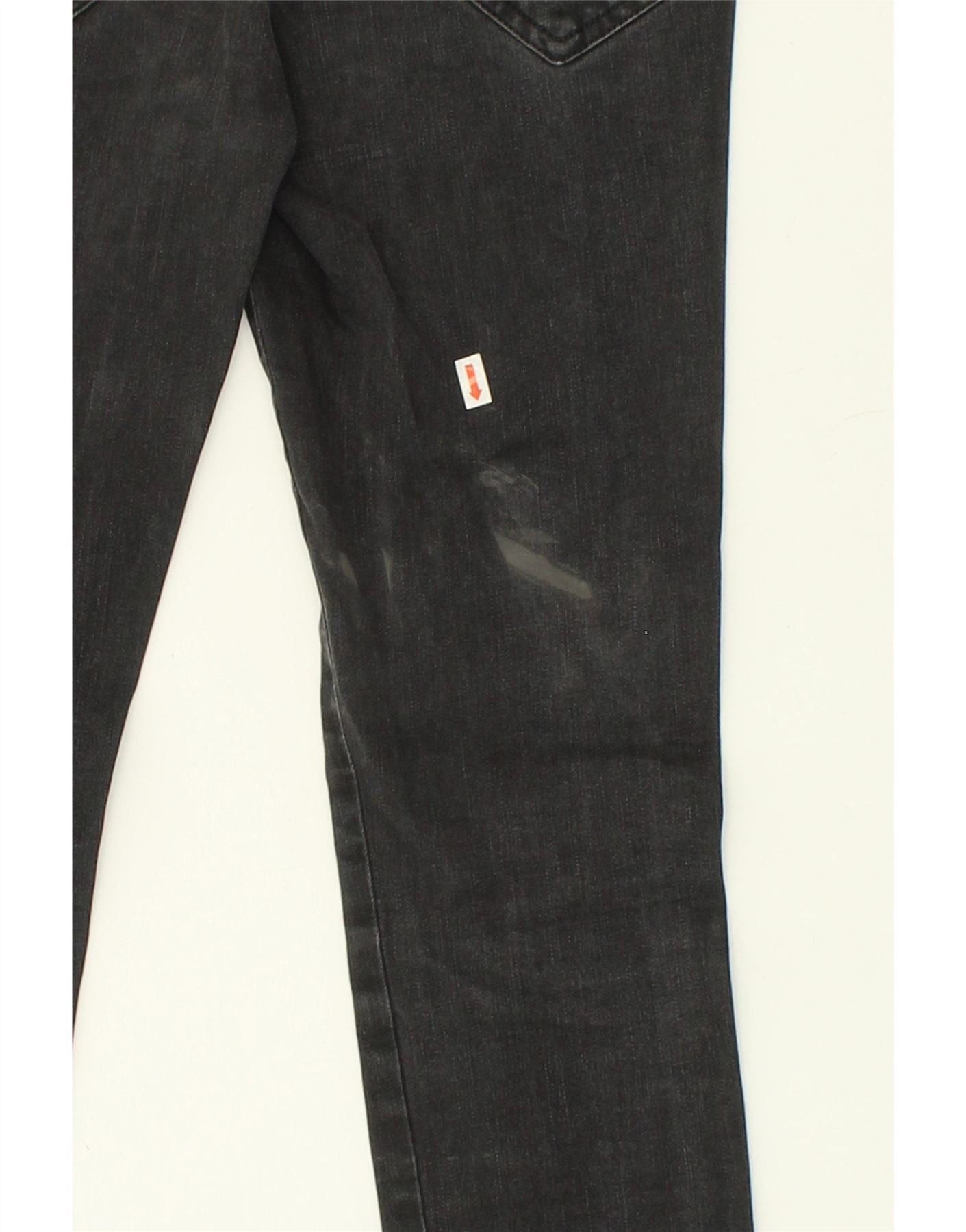 Diesel Womens Skinzee Regular Super Slim Skinny Jeans W29 L30 Black Size 42" / US 20 - 3 Thumbnail