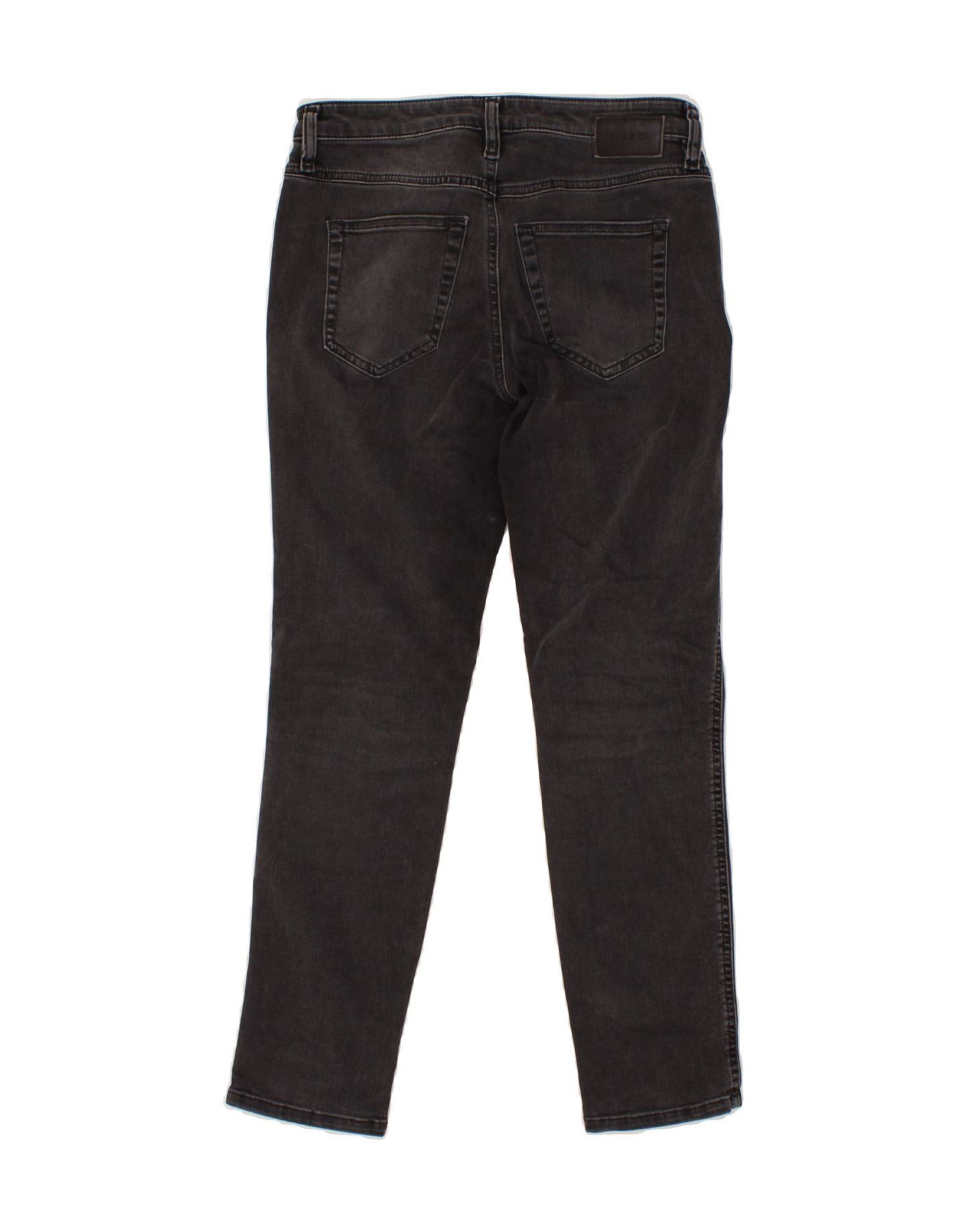 Diesel Womens Babhila Slim Skinny Jeans W25 L25 Grey Cotton Size 42" / US 20 - 2 Thumbnail
