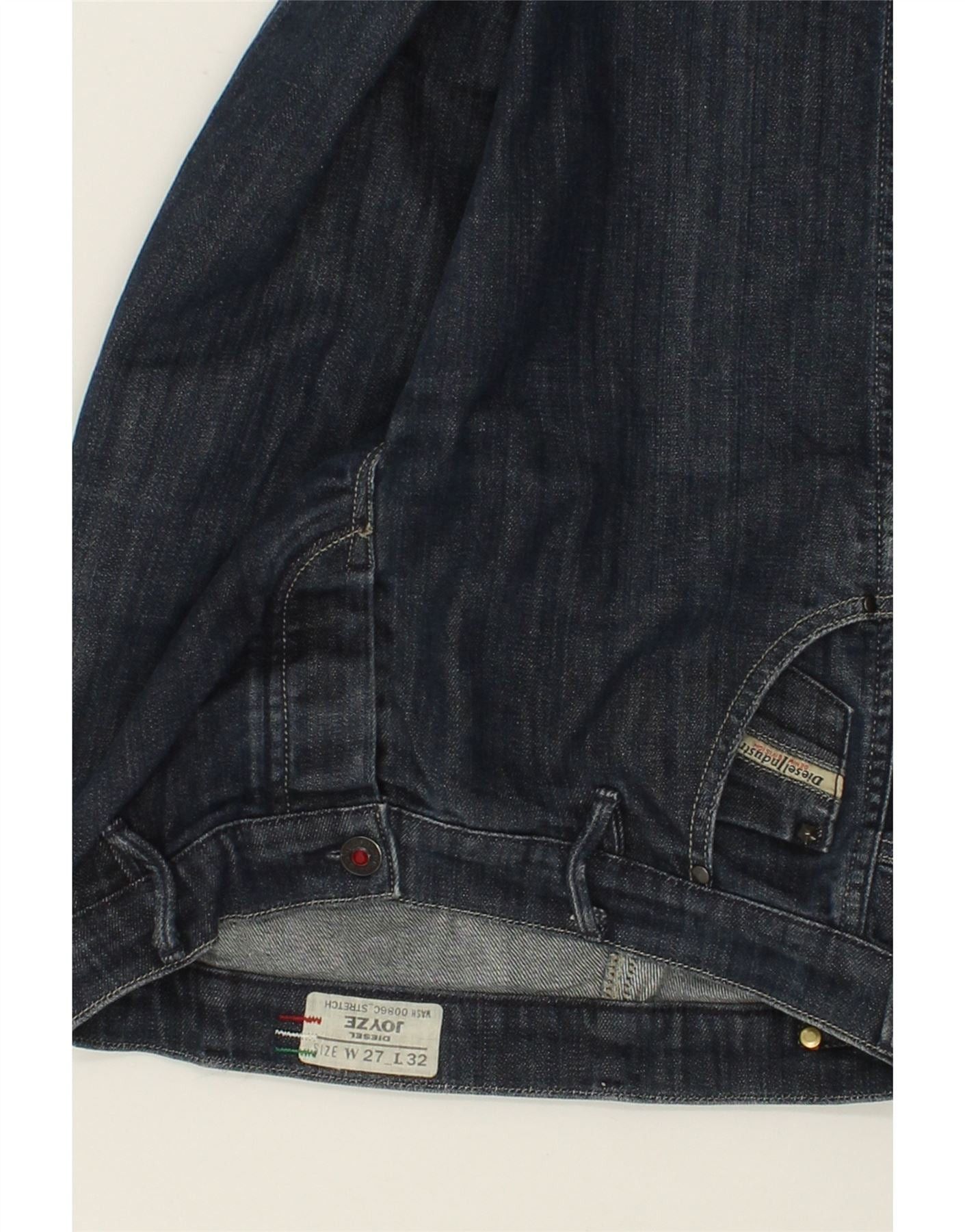 Diesel Womens Joyze Slim Jeans W27 L26 Navy Blue Cotton Size 42" / US 20 - 3 Thumbnail