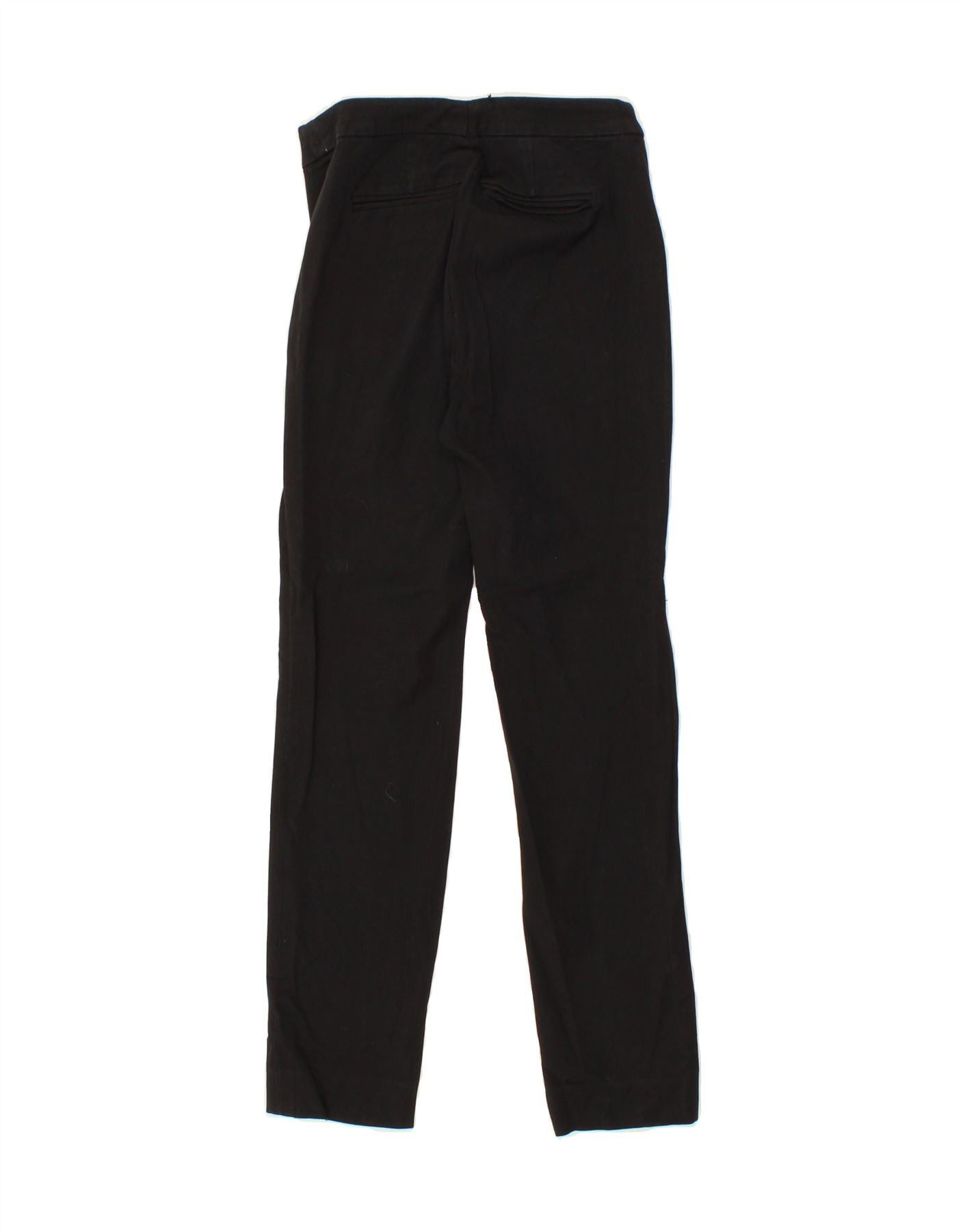 Ralph Lauren Womens Slim Chino Trousers US 0 XS W24 L27 Black Cotton Size 25" / US 0 / IT 36 - 2 Thumbnail