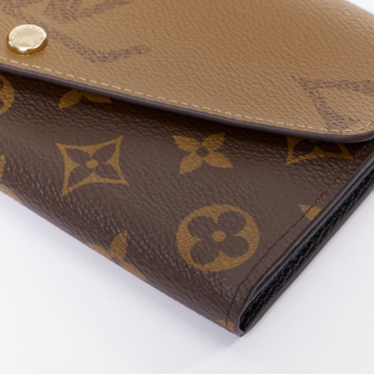 Louis Vuitton Louis Vuitton SarahMonogram Reverse Giant canvas rectangular wallet Size ONE SIZE - 6 Thumbnail