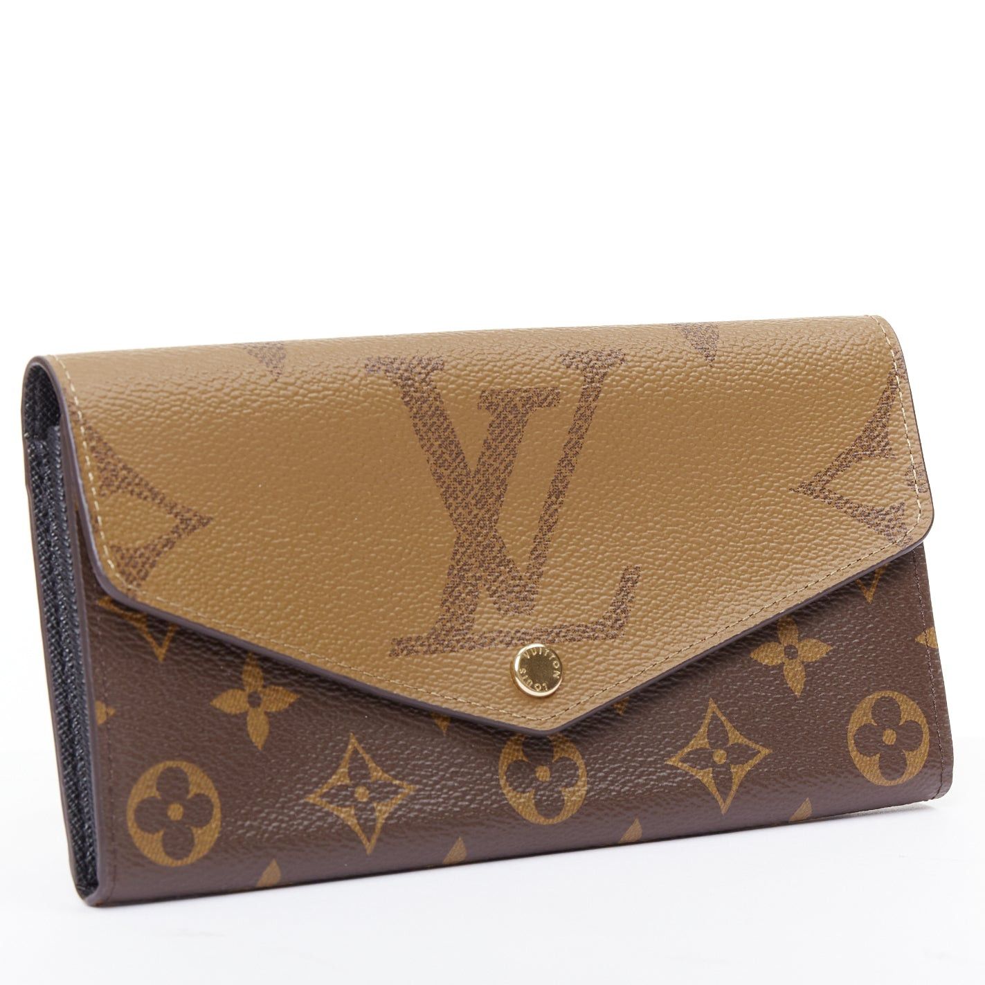 Louis Vuitton Louis Vuitton SarahMonogram Reverse Giant canvas rectangular wallet Size ONE SIZE - 3 Thumbnail
