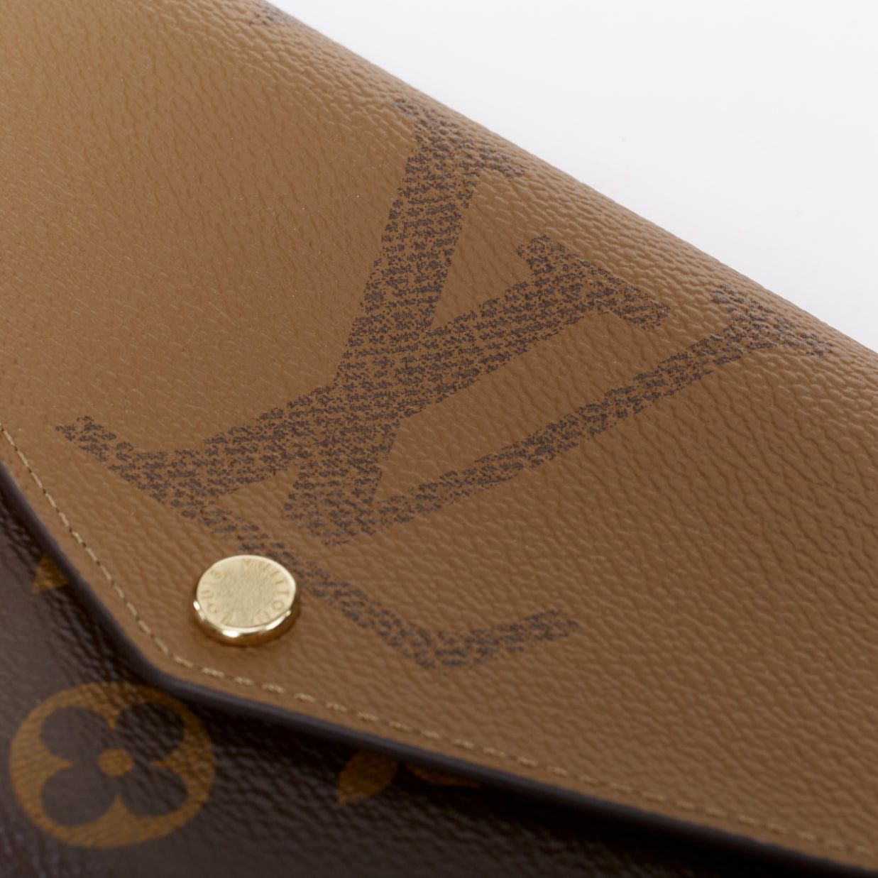 Louis Vuitton Louis Vuitton SarahMonogram Reverse Giant canvas rectangular wallet Size ONE SIZE - 5 Thumbnail