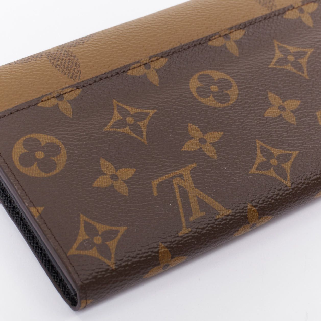 Louis Vuitton Louis Vuitton SarahMonogram Reverse Giant canvas rectangular wallet Size ONE SIZE - 7 Thumbnail