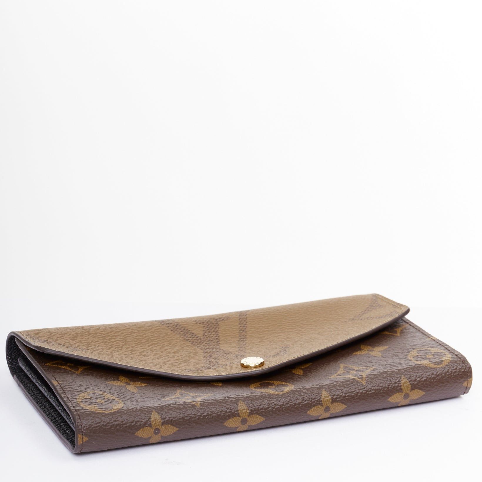 Louis Vuitton Louis Vuitton SarahMonogram Reverse Giant canvas rectangular wallet Size ONE SIZE - 4 Thumbnail