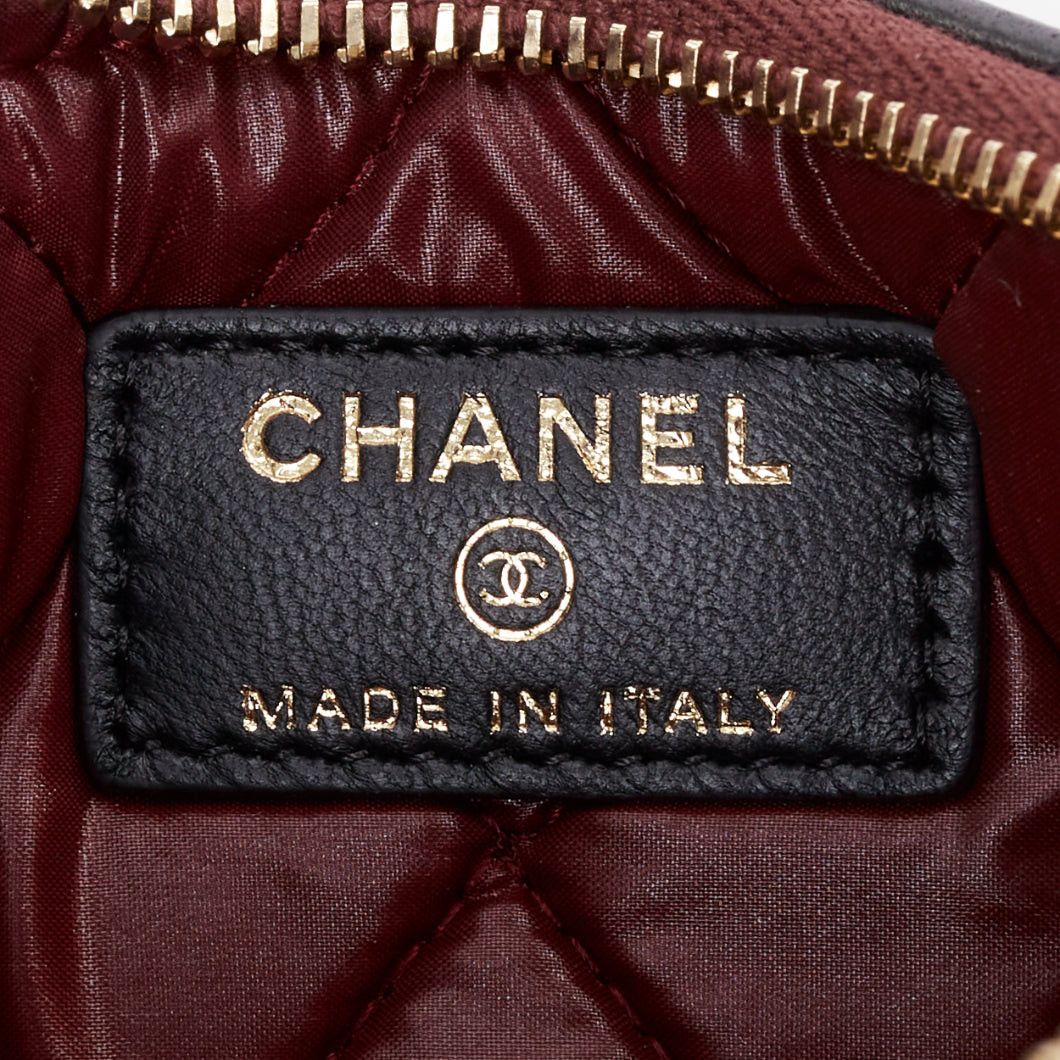 Chanel CHANEL Classic Small Zipped Pouch smooth lambskin gold tone metal pouch Size ONE SIZE - 9 Thumbnail