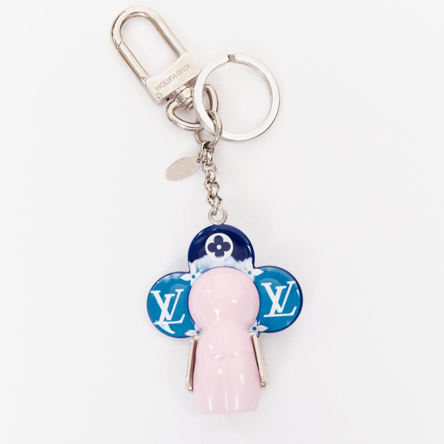 Louis Vuitton LOUIS VUITTON Vivienne Escale Giant Monogram blue pink LV floral bag charm Size ONE SIZE - 2 Thumbnail