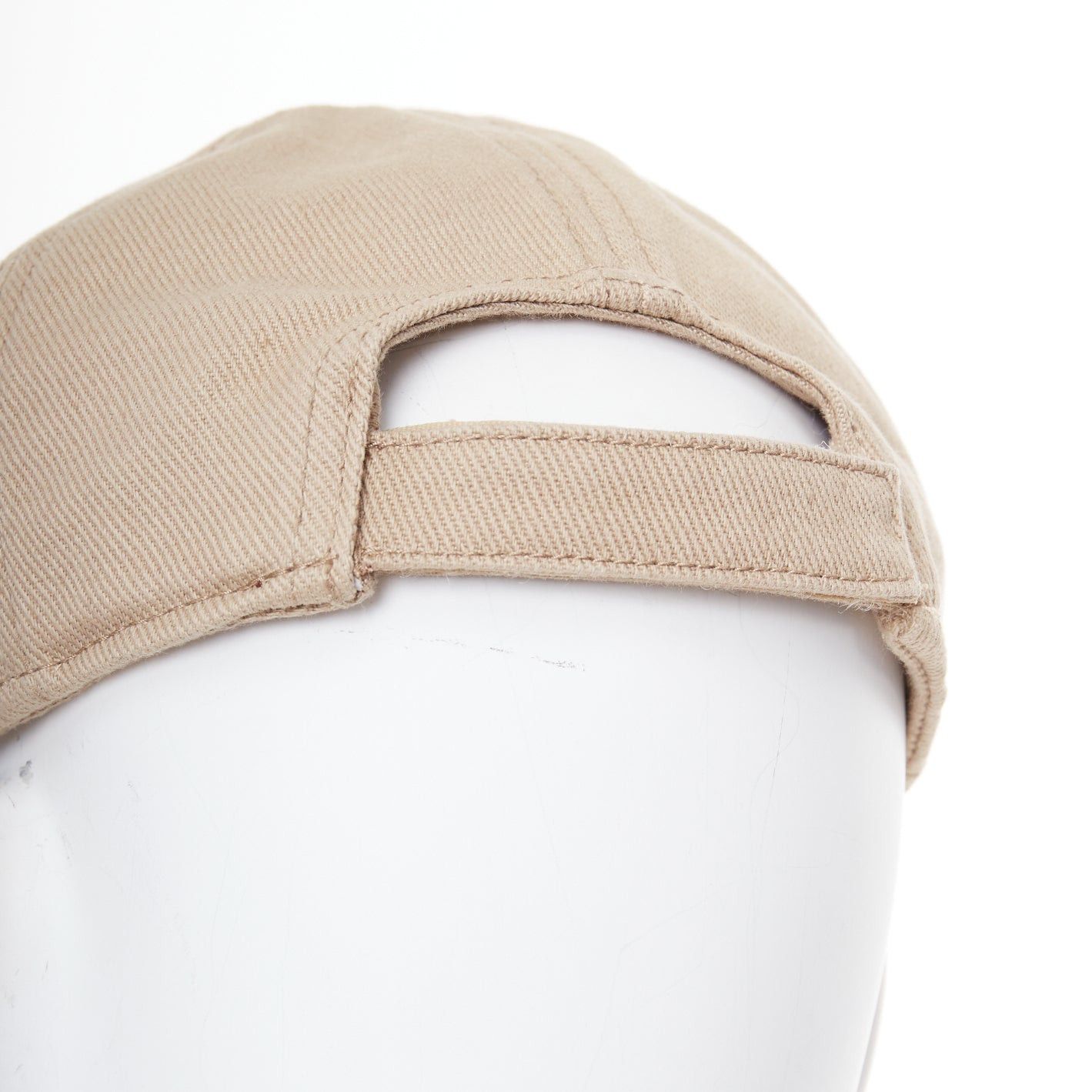 Miu Miu MIU MIU 2023 Drill khaki white cotton twill white logo baseball cap L Size ONE SIZE - 2 Thumbnail