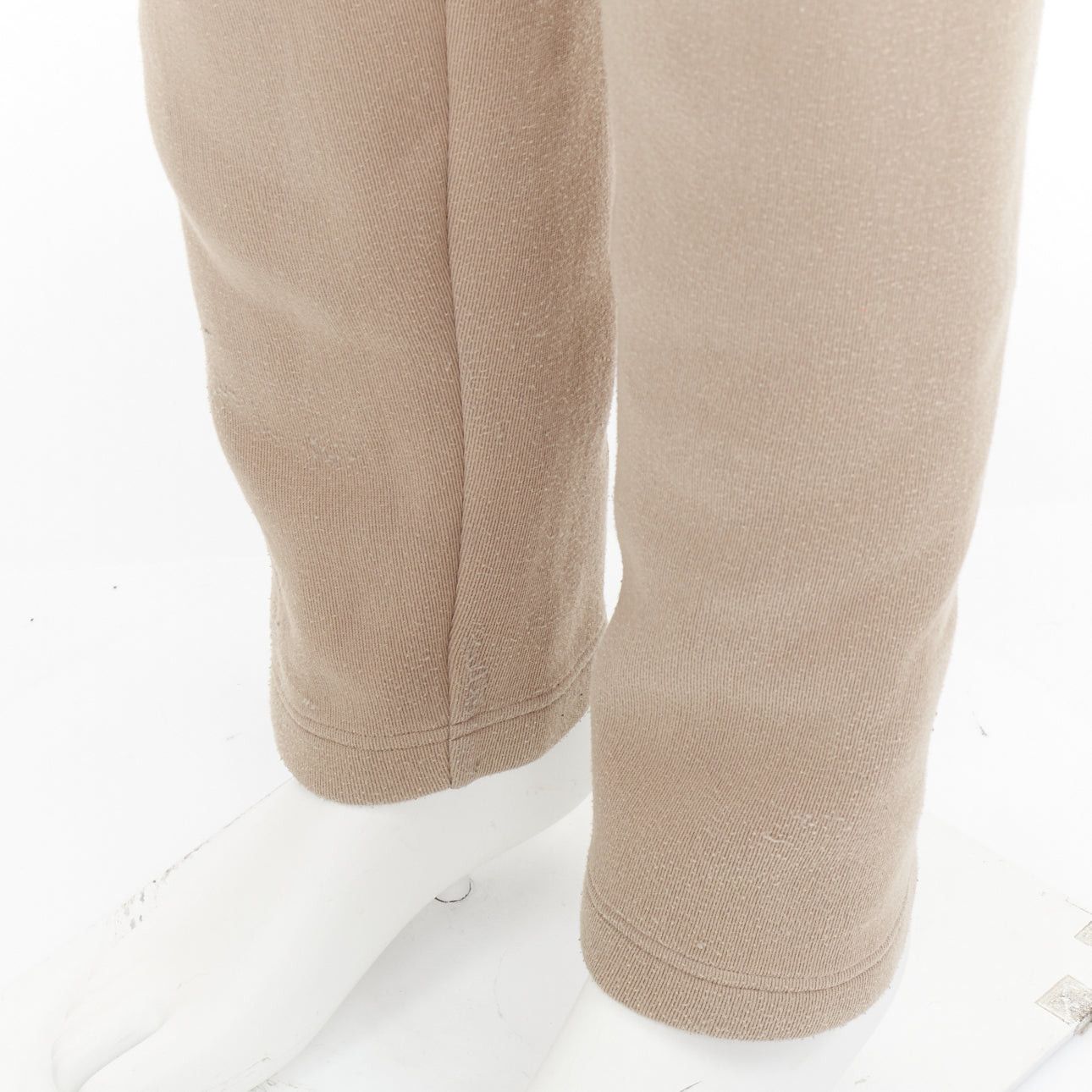 Bottega Veneta BOTTEGA VENETA beige contrast waistband elastic jogger pants IT48 M Size US 30 / EU 46 - 7 Thumbnail