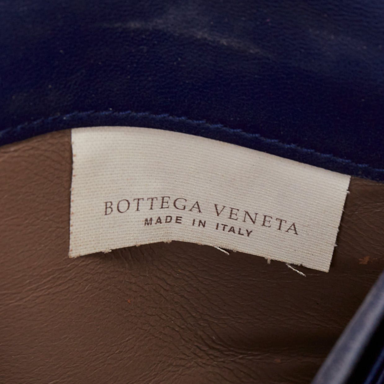 Bottega Veneta BOTTEGA VENETA blue black ombre genuine scaled leather long flap wallet Size ONE SIZE - 9 Thumbnail