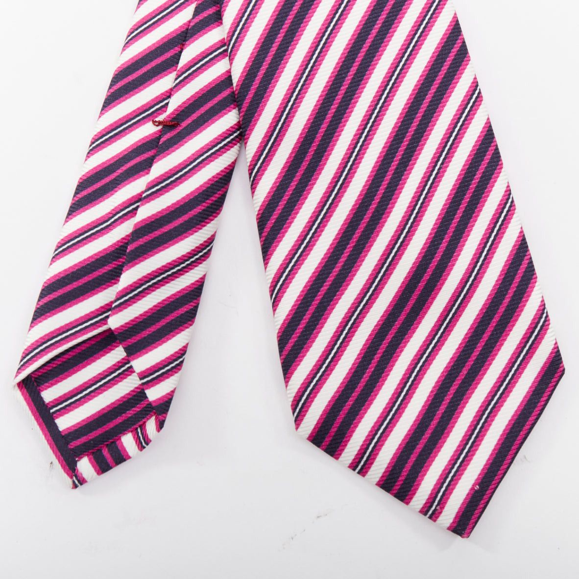 Kiton KITON NAPOLI Set of 4 100% silk green pink yellow purple diagonal stripes dress tie Size ONE SIZE - 7 Thumbnail