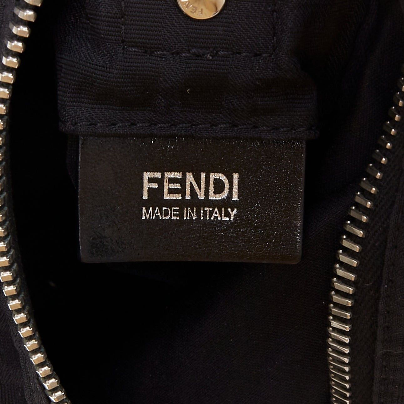 Fendi FENDI Vintage black FF Zucca monogram leather trim crossbody messenger bag Size ONE SIZE - 10 Thumbnail