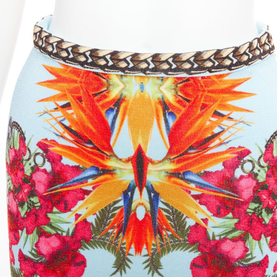 Givenchy GIVENCHY Riccardo Tisci 2012 Birds of Paradise boucle tweed pencil skirt Size 25" / US 0 / IT 36 - 2 Thumbnail