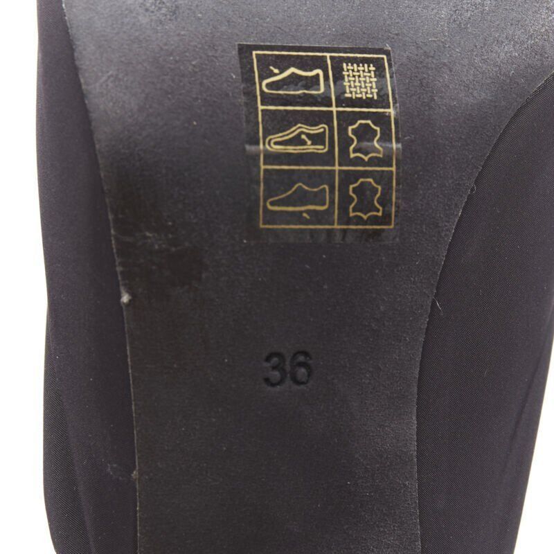 Yeezy YEEZY Kanye West Season 8 Onyx nylon Track Pants pointy mule pump EU36 Size US 6 / IT 36 - 9 Thumbnail
