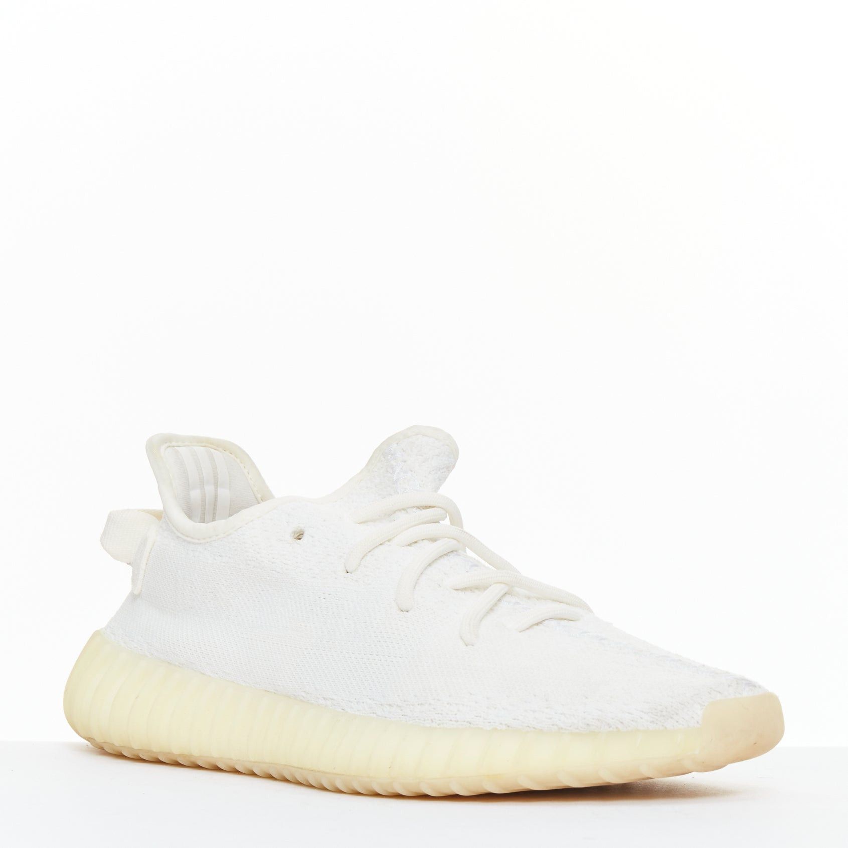 Yeezy YEEZY ADIDAS Kanye West Boost 350 V2 white knit fabric dad sneakers EU40 Size US 7 / EU 40 - 2 Thumbnail