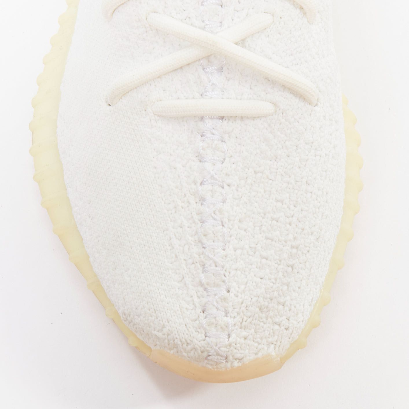 Yeezy YEEZY ADIDAS Kanye West Boost 350 V2 white knit fabric dad sneakers EU40 Size US 7 / EU 40 - 6 Thumbnail