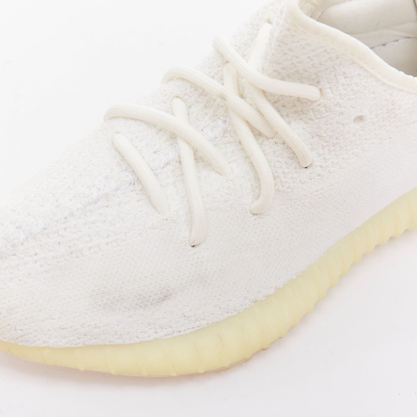 Yeezy YEEZY ADIDAS Kanye West Boost 350 V2 white knit fabric dad sneakers EU40 Size US 7 / EU 40 - 7 Thumbnail