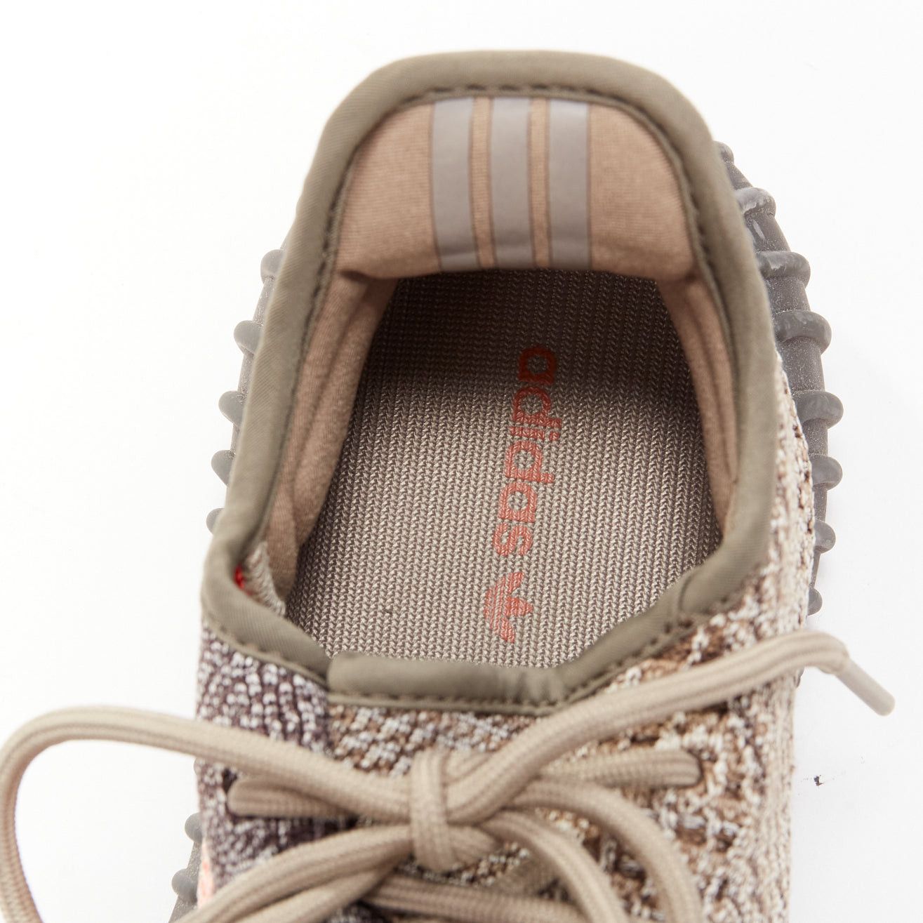 Yeezy YEEZY Boost 350 V2 Ash Stone orange knit lace up chunky sneakers UK8 EU42 Size US 9 / EU 42 - 9 Thumbnail