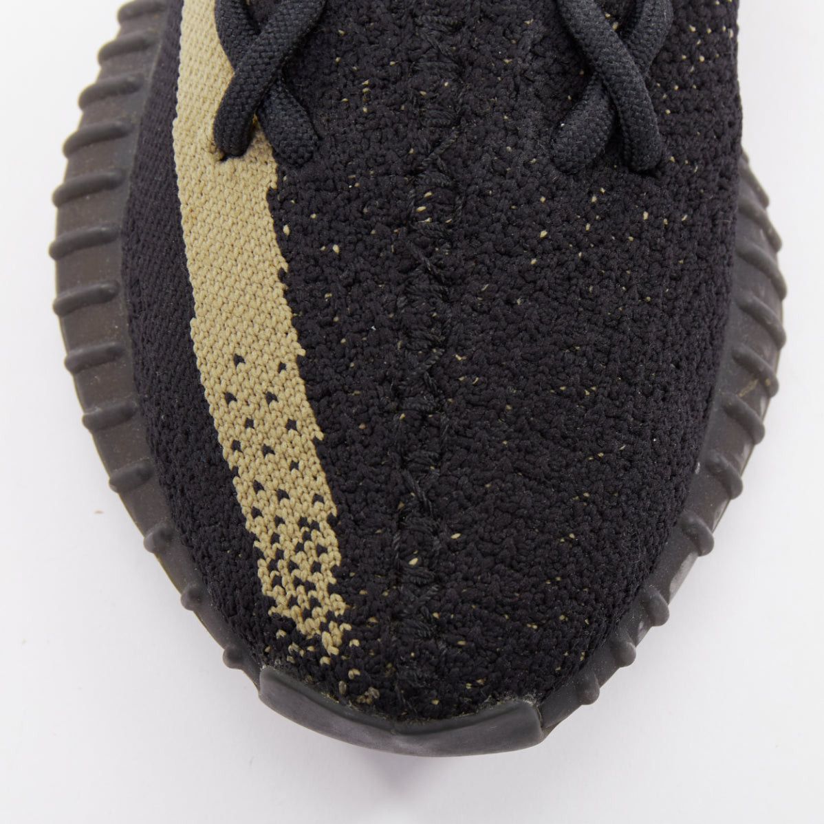 Yeezy YEEZY ADIDAS Boost 350 V2 black olive green colorblock knitted low top sneakers US4.5 Size US 4.5 / IT 34.5 - 6 Thumbnail