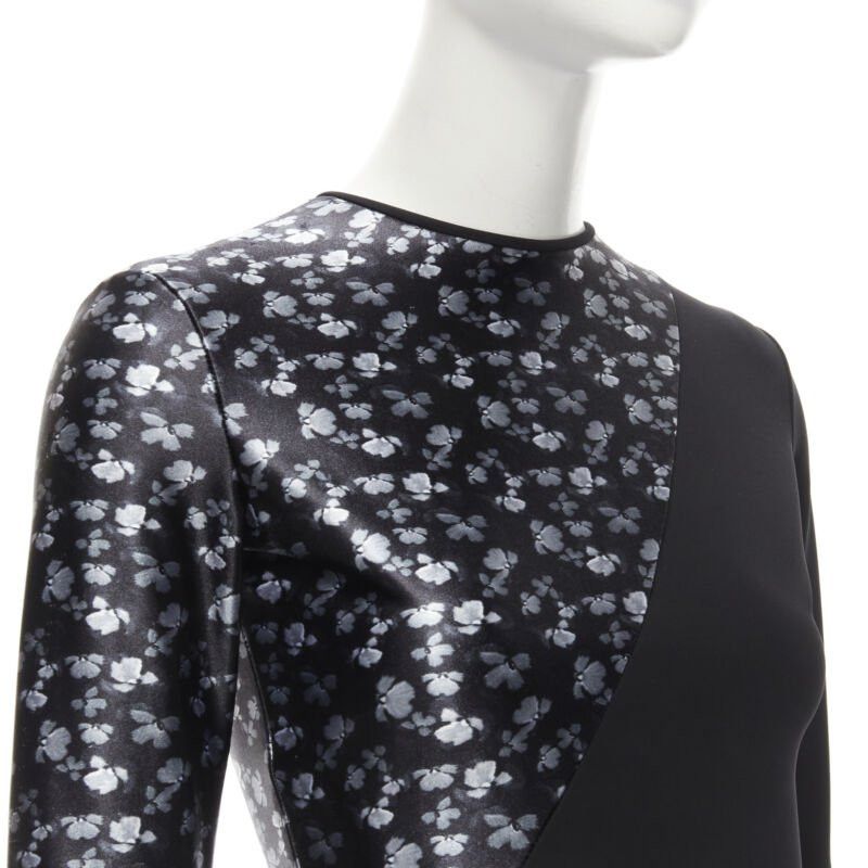 Other DAVID KOMA black butterfly floral print twist seam mini dress UK6 XS Size XS / US 0-2 / IT 36-38 - 2 Thumbnail