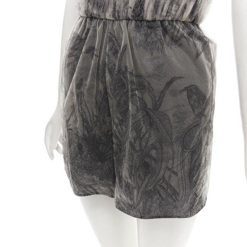Dior CHRISTIAN DIOR Fantaisie Dioriviera tulle gathered pleated romper FR34 XS Size 26" / US 2 / IT 38 - 8 Thumbnail