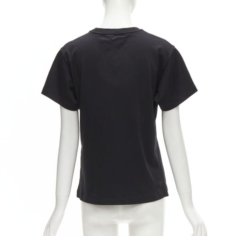Louis Vuitton LOUIS VUITTON Volleyball Space graphic chain trimmed black cotton tshirt XS Size S / US 4 / IT 40 - 5 Thumbnail