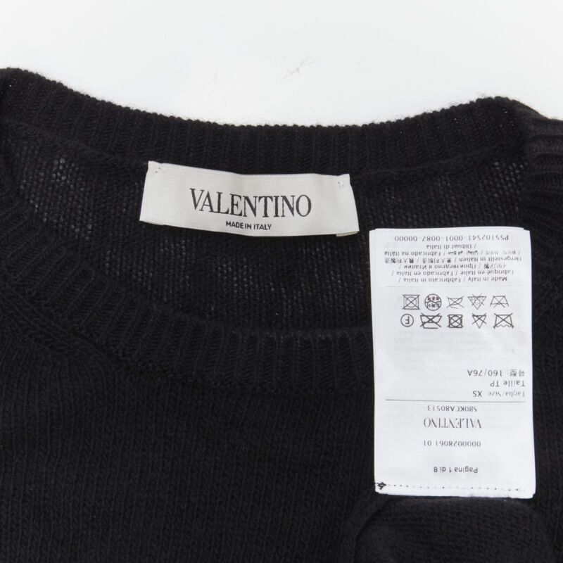Valentino VALENTINO UNDERCOVER wool cashmere feather Wrap Me Free Me See Me sweater XS Size S / US 4 / IT 40 - 9 Thumbnail