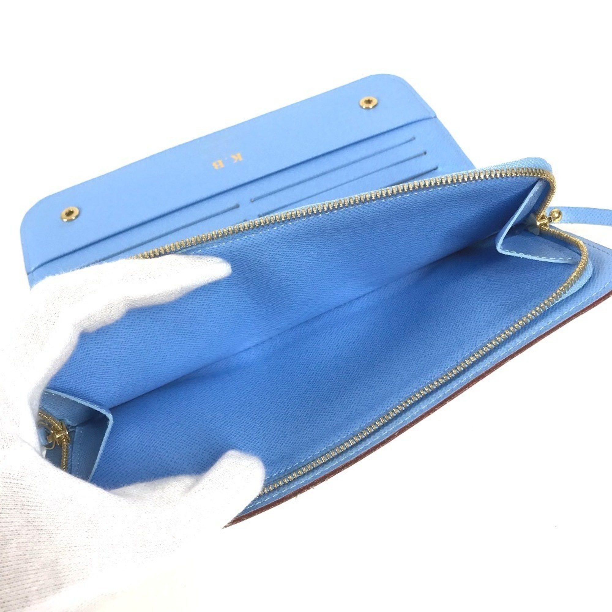 Louis Vuitton LOUIS VUITTON M93749 Monogram Multicolore Portefeuille Ansolite Bifold Long Wallet in Canvas, Women's, Raisin Blue Size ONE SIZE - 10 Thumbnail